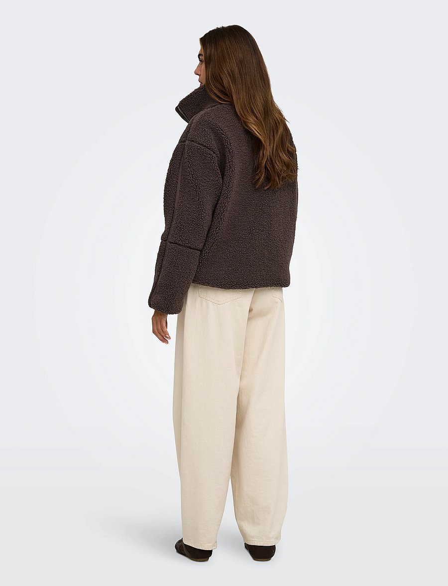 ONLY - ONLASPEN TEDDY JACKET OTW - fleece & midlayer - coffee bean - 3