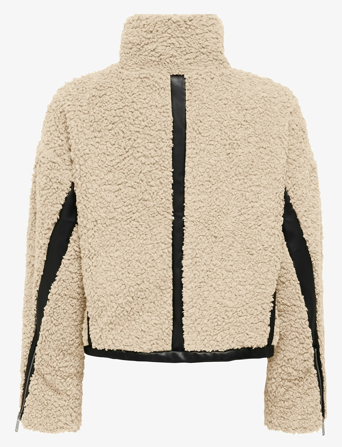 ONLY - ONLPATTI LIFE TEDDY SHORT JACKET CC OTW - höstjackor - birch - 1