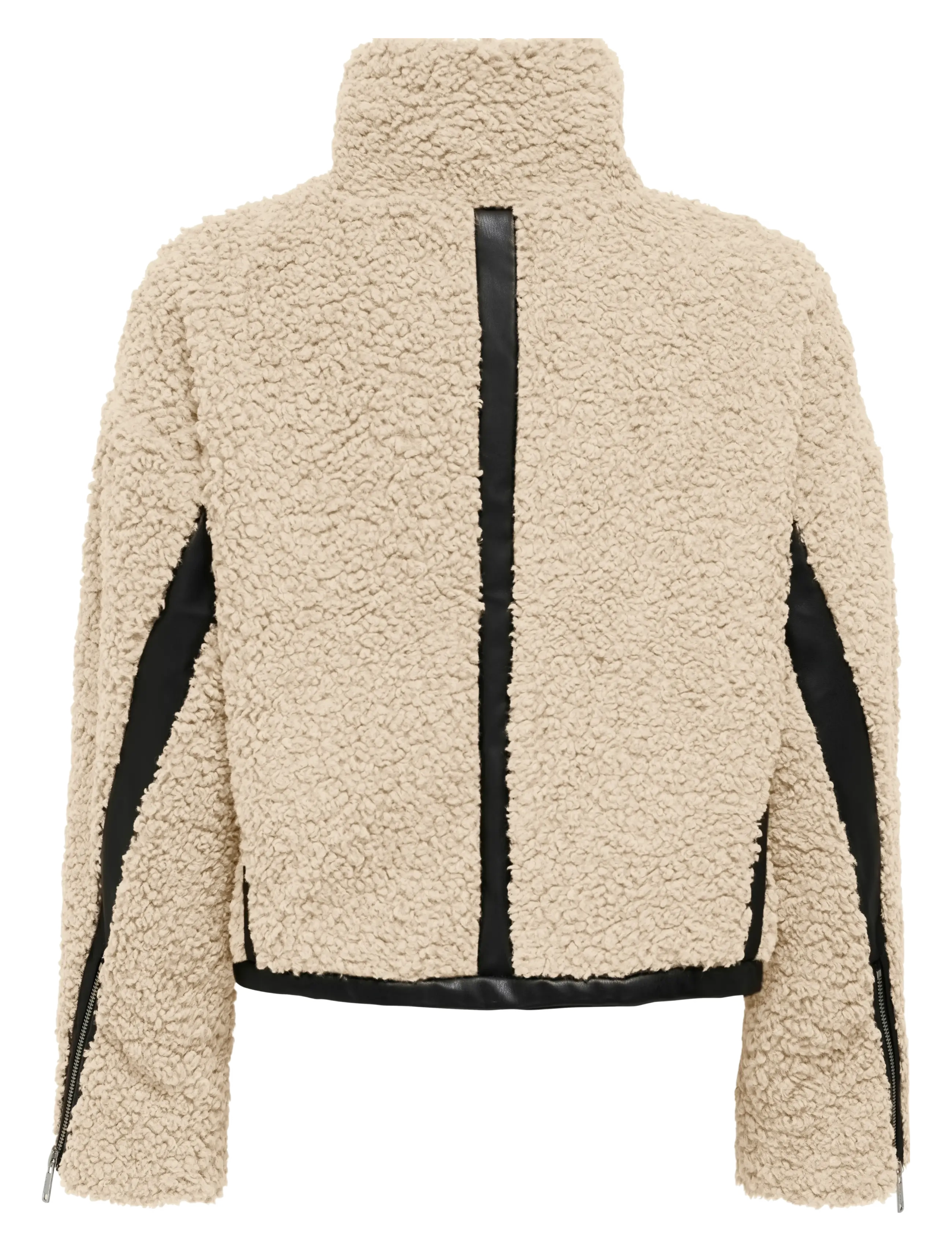 ONLY - ONLPATTI LIFE TEDDY SHORT JACKET CC OTW - kevättakit - birch - 2