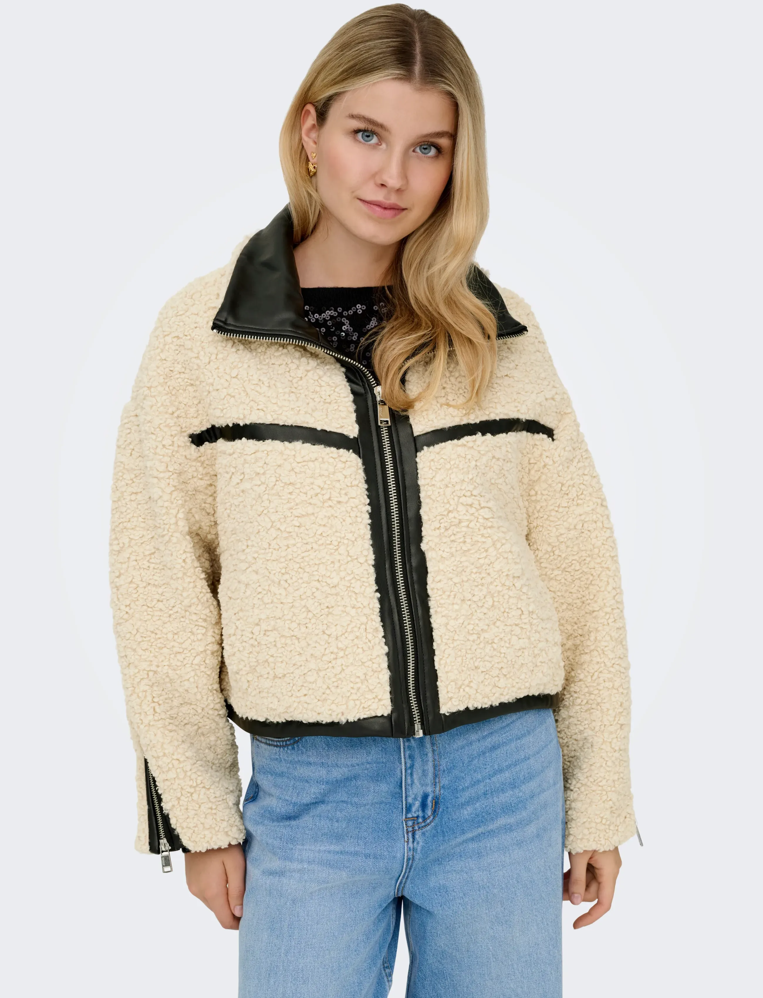 Onlpatti Life Teddy Short Jacket Cc Otw 4