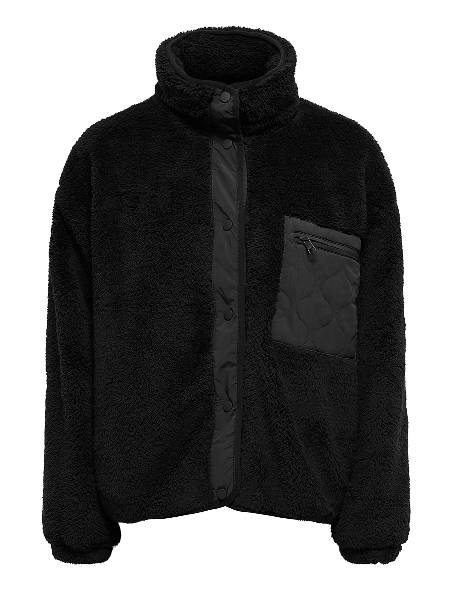 ONLY - ONLCONTACT OVERSIZED CC OTW - fuskpäls - black - 0