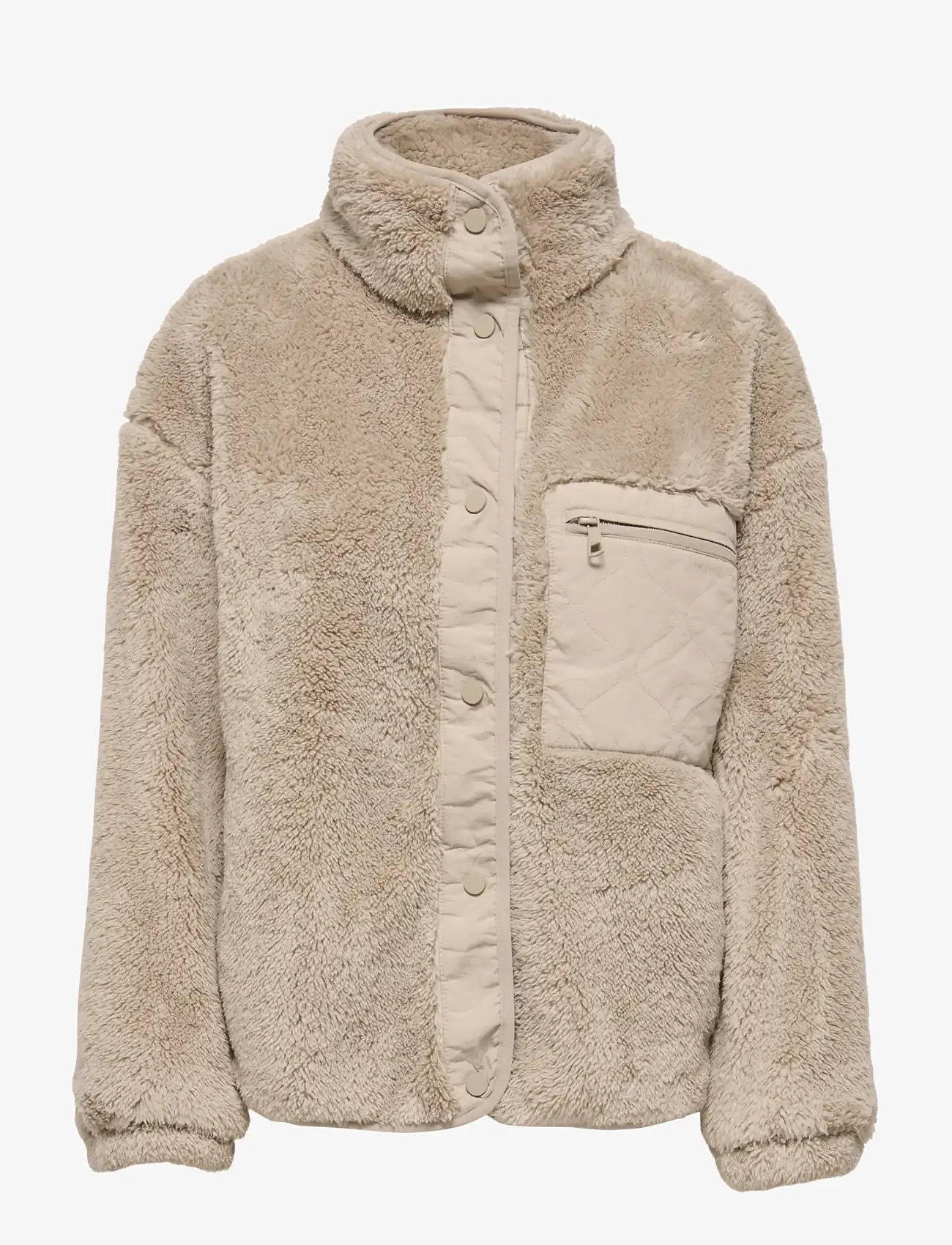 ONLY - ONLCONTACT LIFE OVERSIZED CC OTW - faux fur jakker - humus - 1