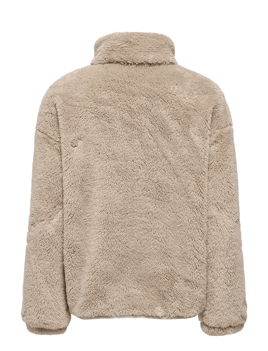 ONLY - ONLCONTACT OVERSIZED CC OTW - mākslīgā kažokāda - humus - 2