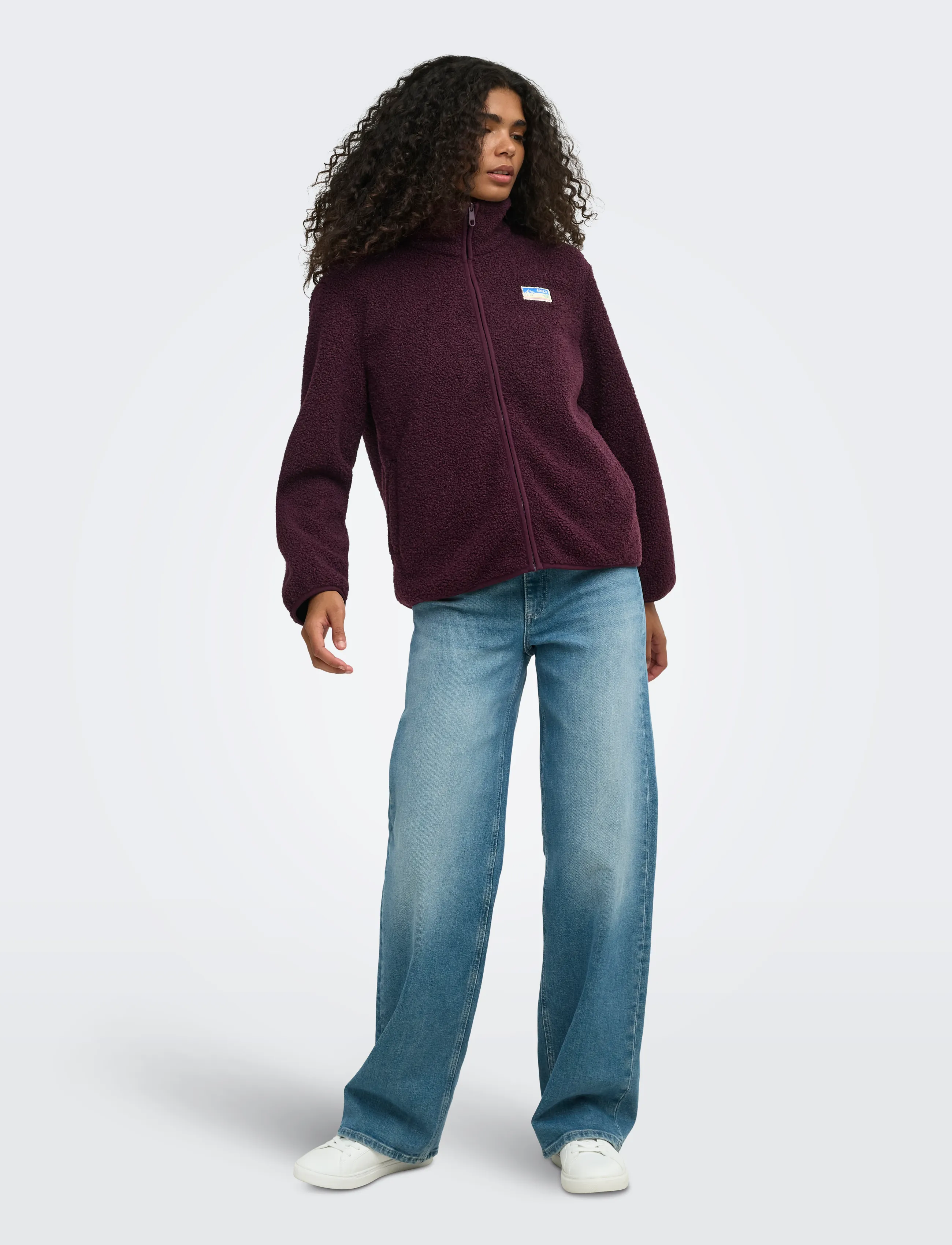 ONLY - ONLEVA TEDDY JACKET CS OTW - winterjacken - winetasting - 4