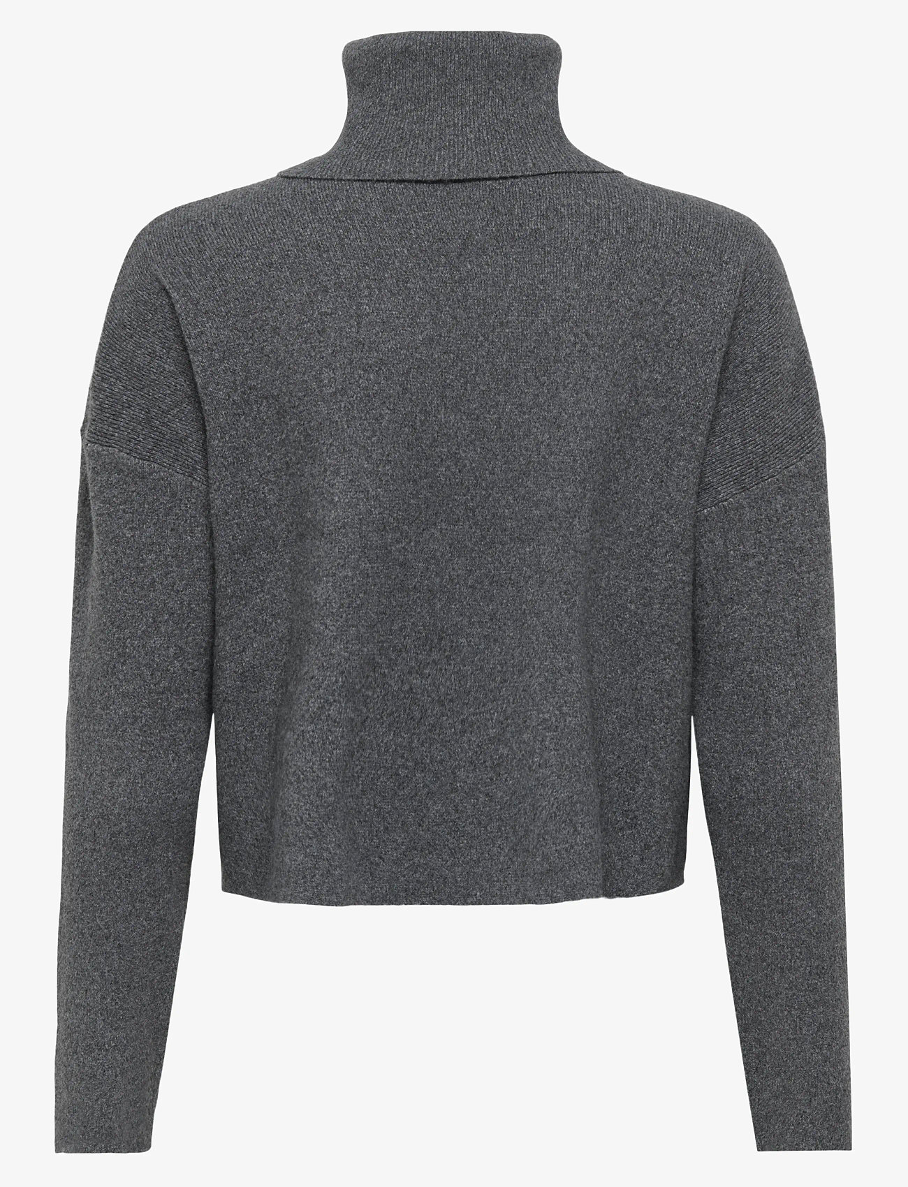 ONLY - ONLAMA LIFE LS RIB ROLLNECK CC KNT - rullekraver - medium grey melange - 2