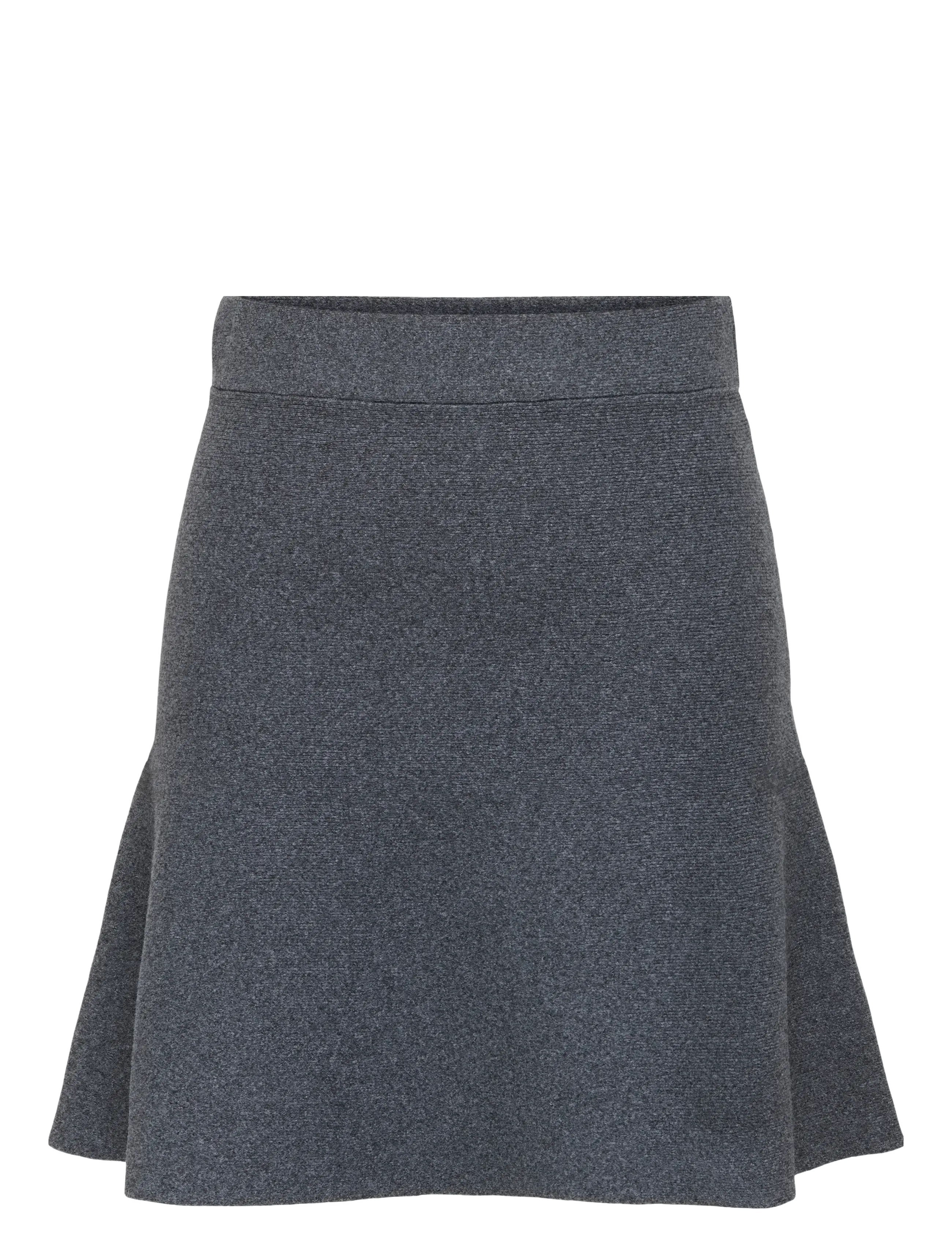 ONLY Onlama Life Skater Rock Cc Knt Grau - XS - Damen