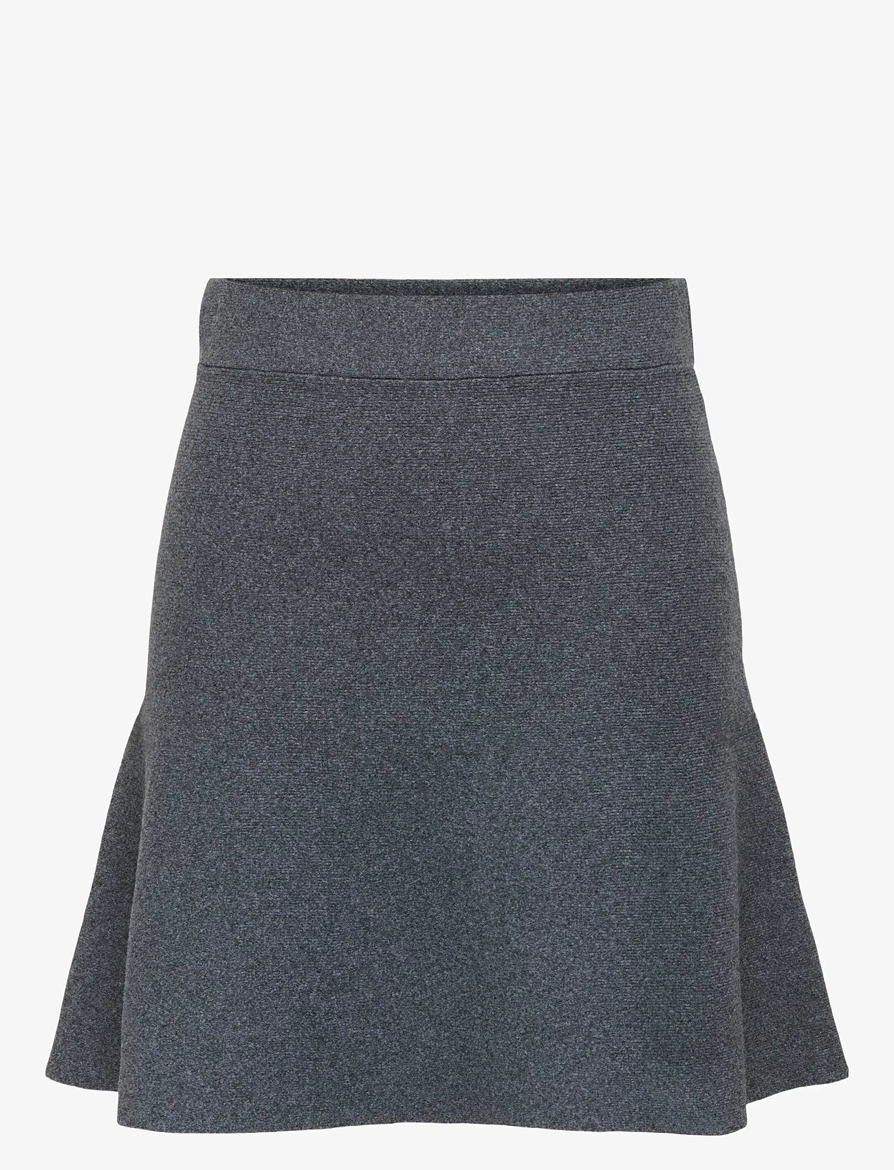 ONLY - ONLAMA LIFE SKATER SKIRT CC KNT - korte nederdele - medium grey melange - 1