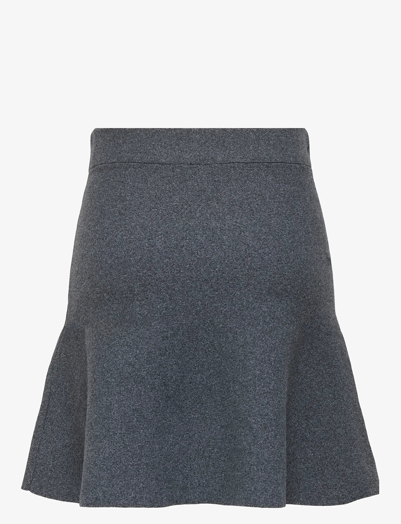 ONLY - ONLAMA LIFE SKATER SKIRT CC KNT - korte nederdele - medium grey melange - 2