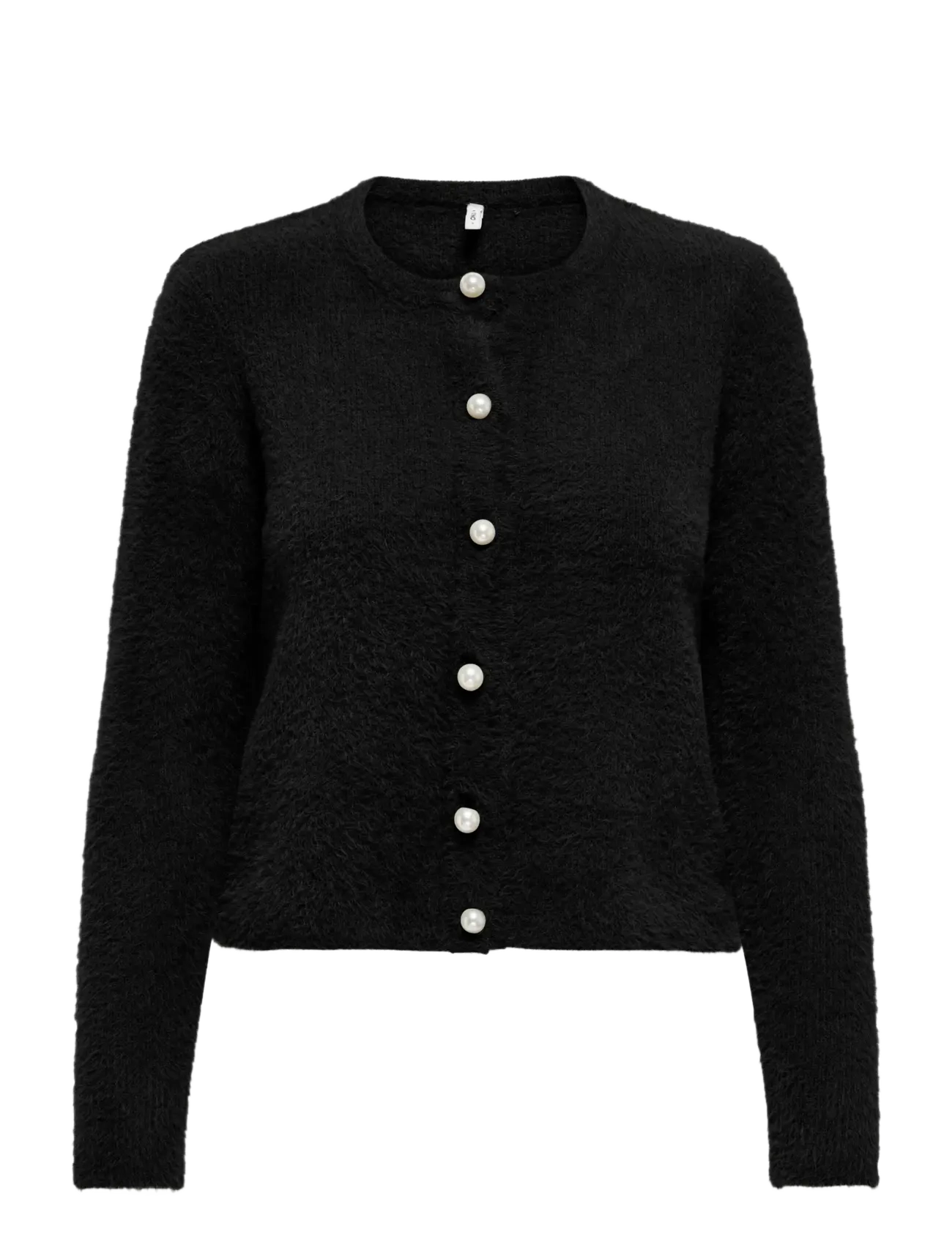 ONLY Onlpetra Ls Pearl O-Neck Cardi Cc Knt Schwarz - XS - Damen