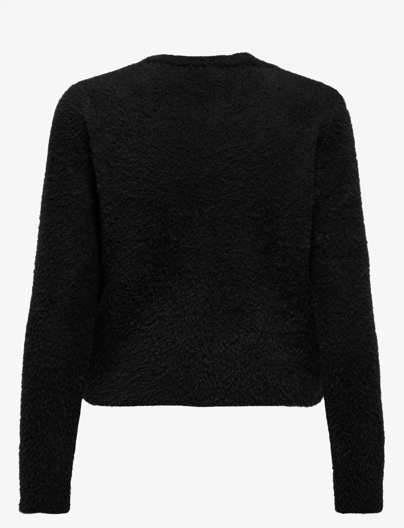 ONLY - ONLPETRA LS PEARL O-NECK CARDI CC KNT - cardigans - black - 2