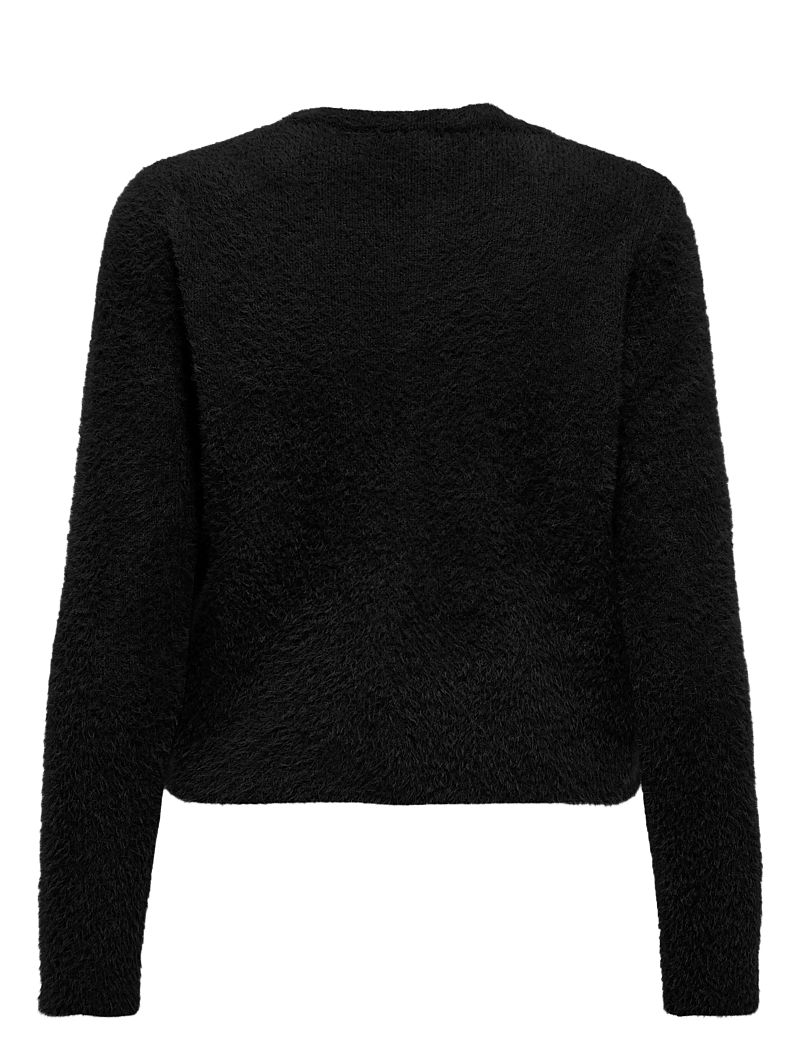 ONLY - ONLPETRA LS PEARL O-NECK CARDI CC KNT - cardigans - black - 2