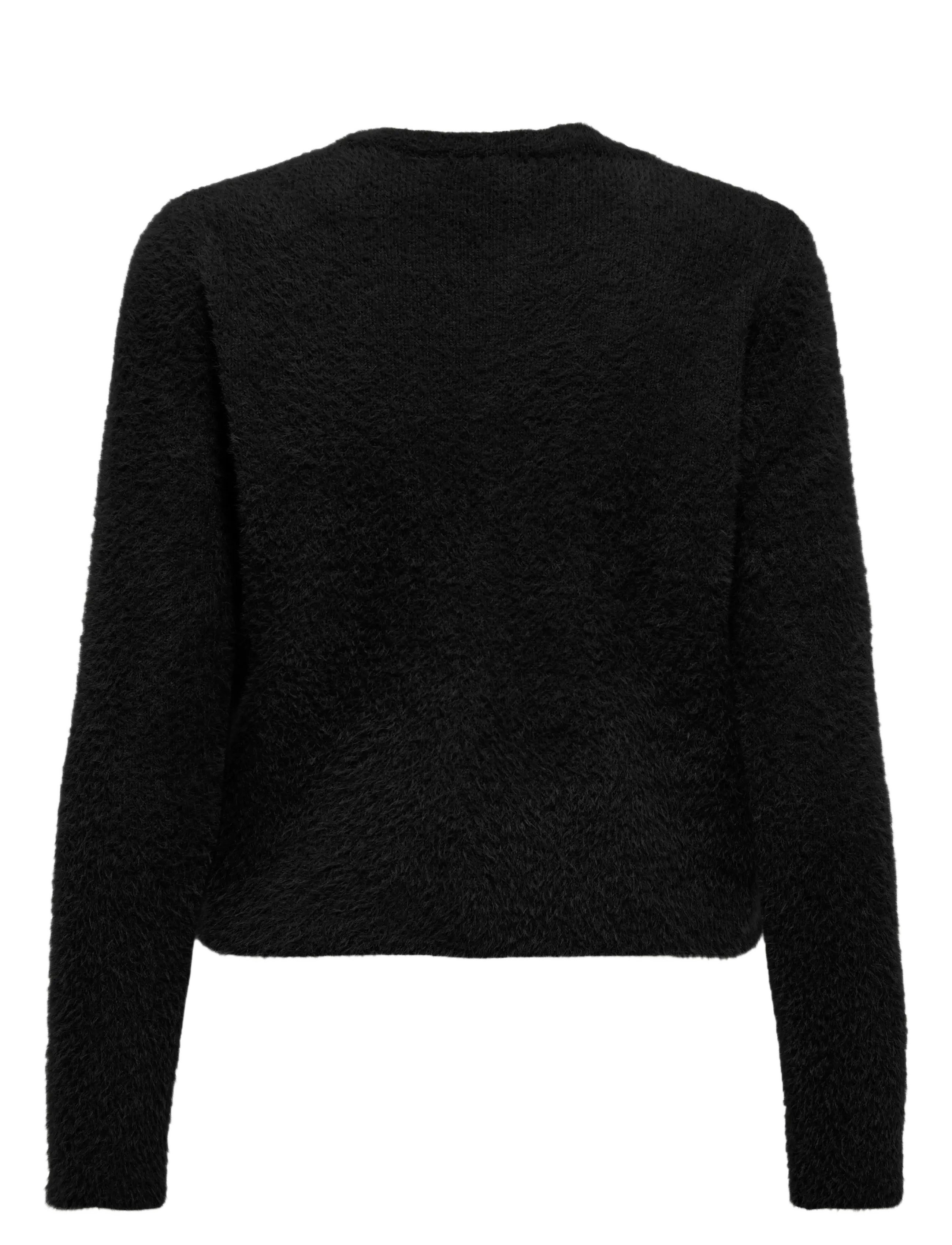ONLY - ONLPETRA LS PEARL O-NECK CARDI CC KNT - kardiganai - black - 2