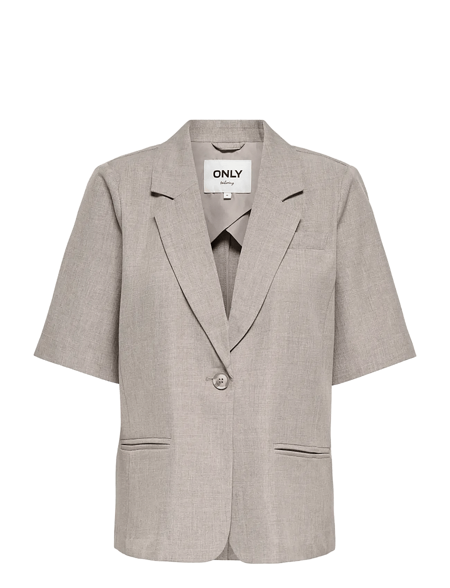ONLY - ONLLINDA S/S MEL OVS BLAZER TLR - einreihige blazer - fungi - 1