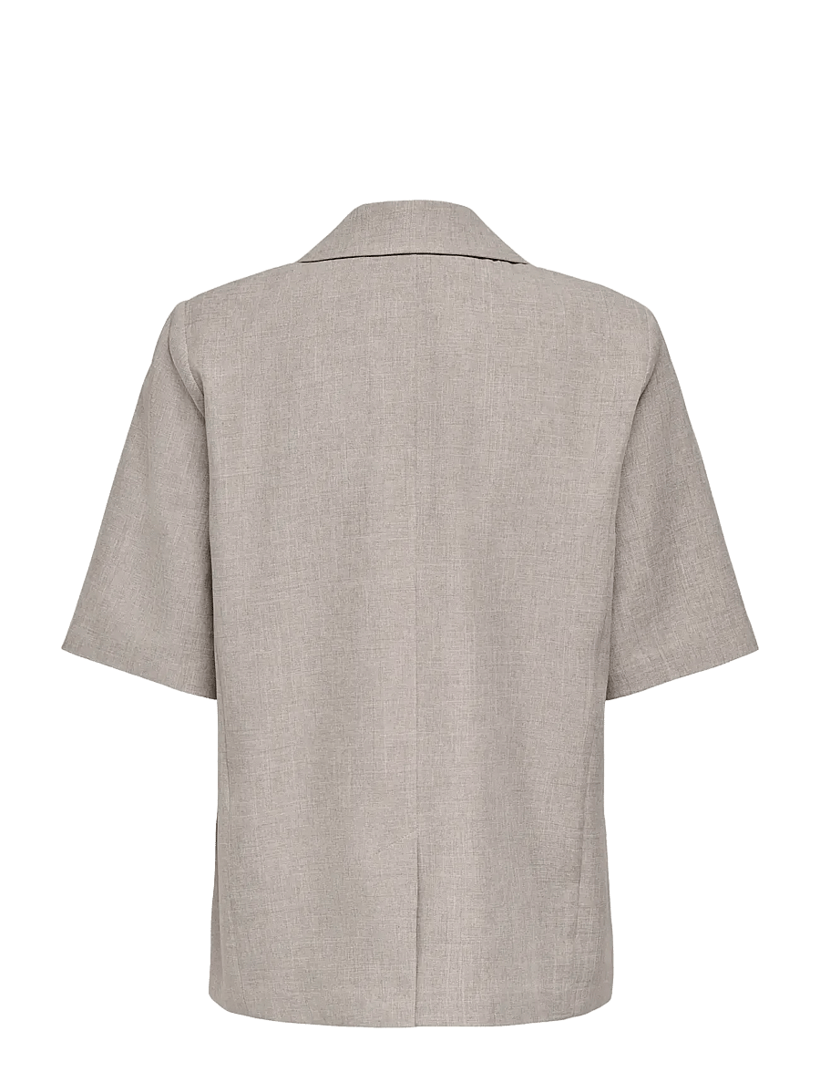 ONLY - ONLLINDA S/S MEL OVS BLAZER TLR - einreihige blazer - fungi - 2
