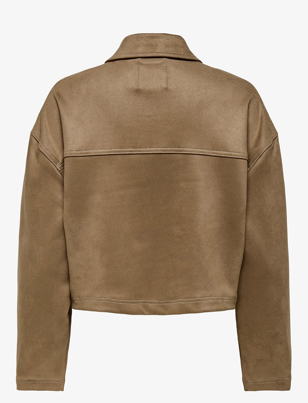 ONLY - ONLSTINA LIFE FAUX SUEDE JACKET CC PNT - cocoa crÉme - 2