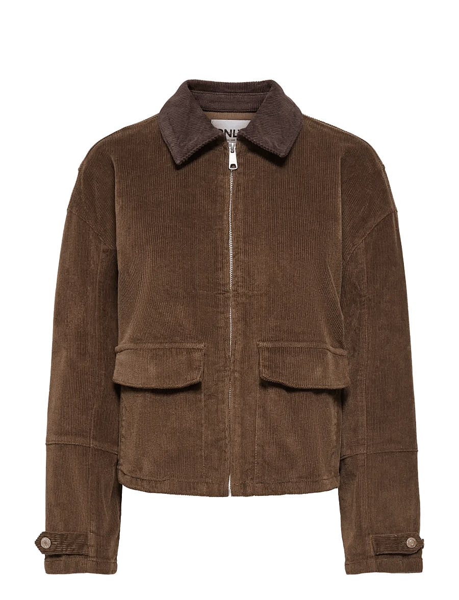 ONLY - ONLGLOBAL L/S CORD JACKET CC PNT - utility jackets - cub - 1