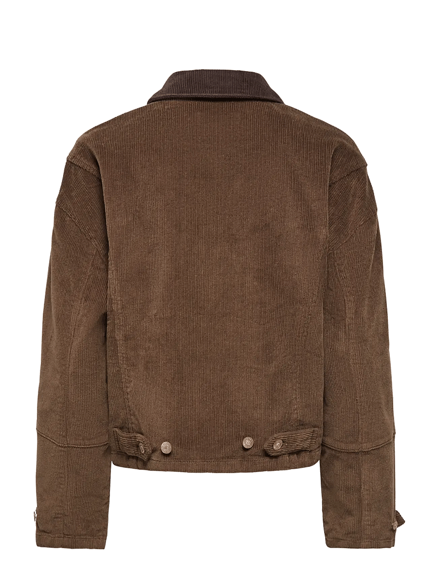ONLY - ONLGLOBAL L/S CORD JACKET CC PNT - utility jackets - cub - 2