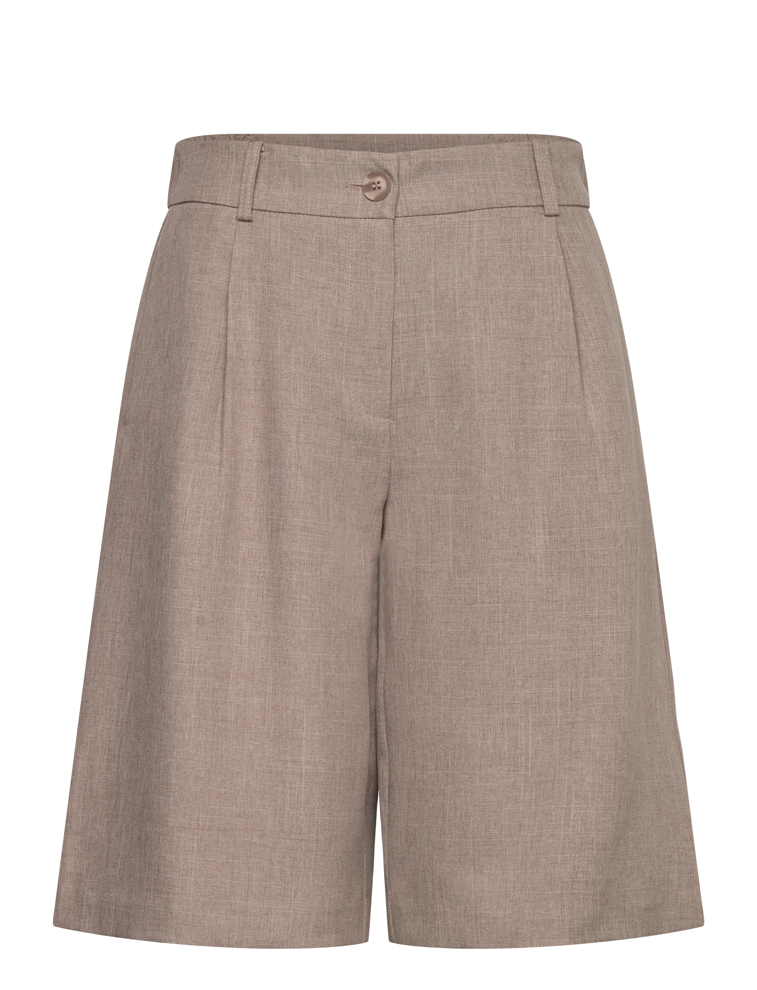ONLY ONLLINDA HW MEL LONG SHORTS TLR NOOS - Szorty - FUNGI / beige