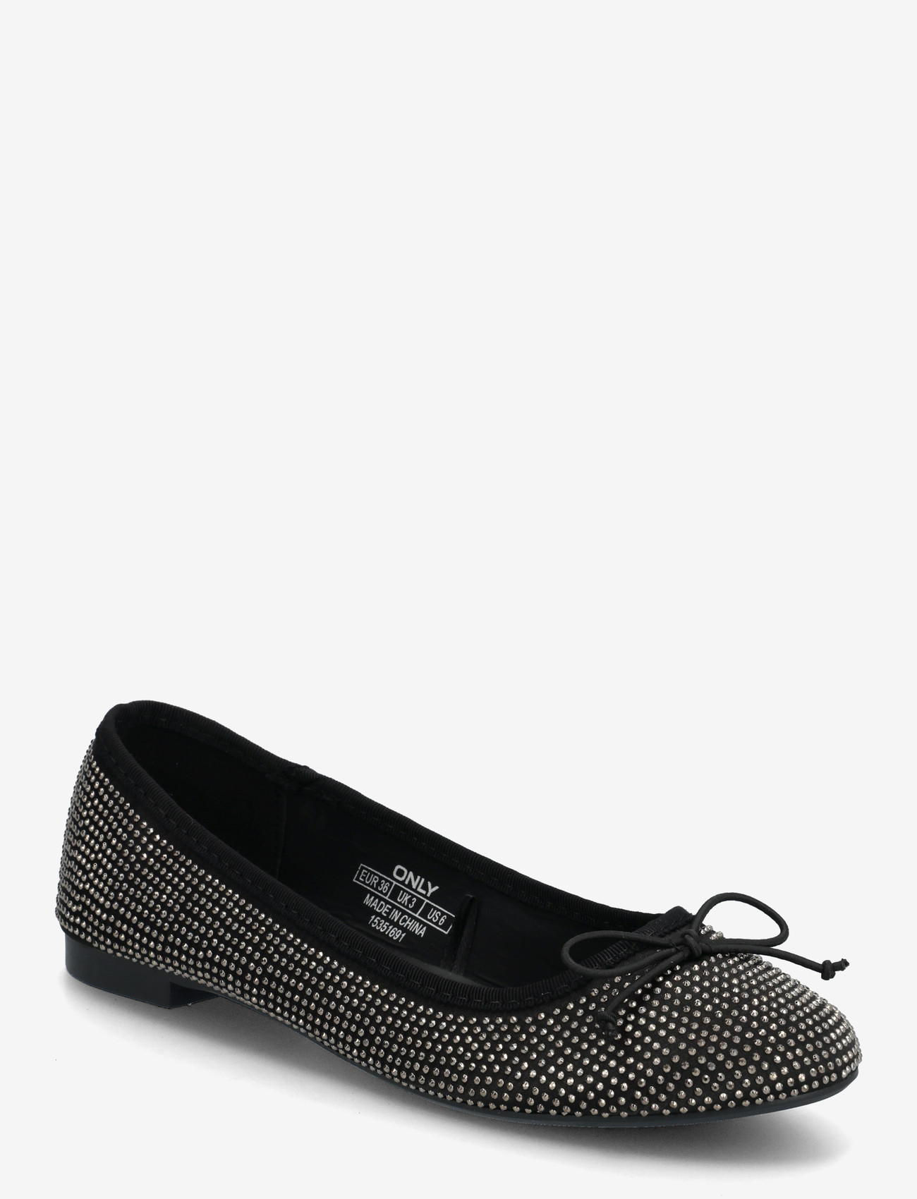 ONLY - ONLBEE-3 RHINESTONE BALLERINA - madalaimad hinnad - black - 0