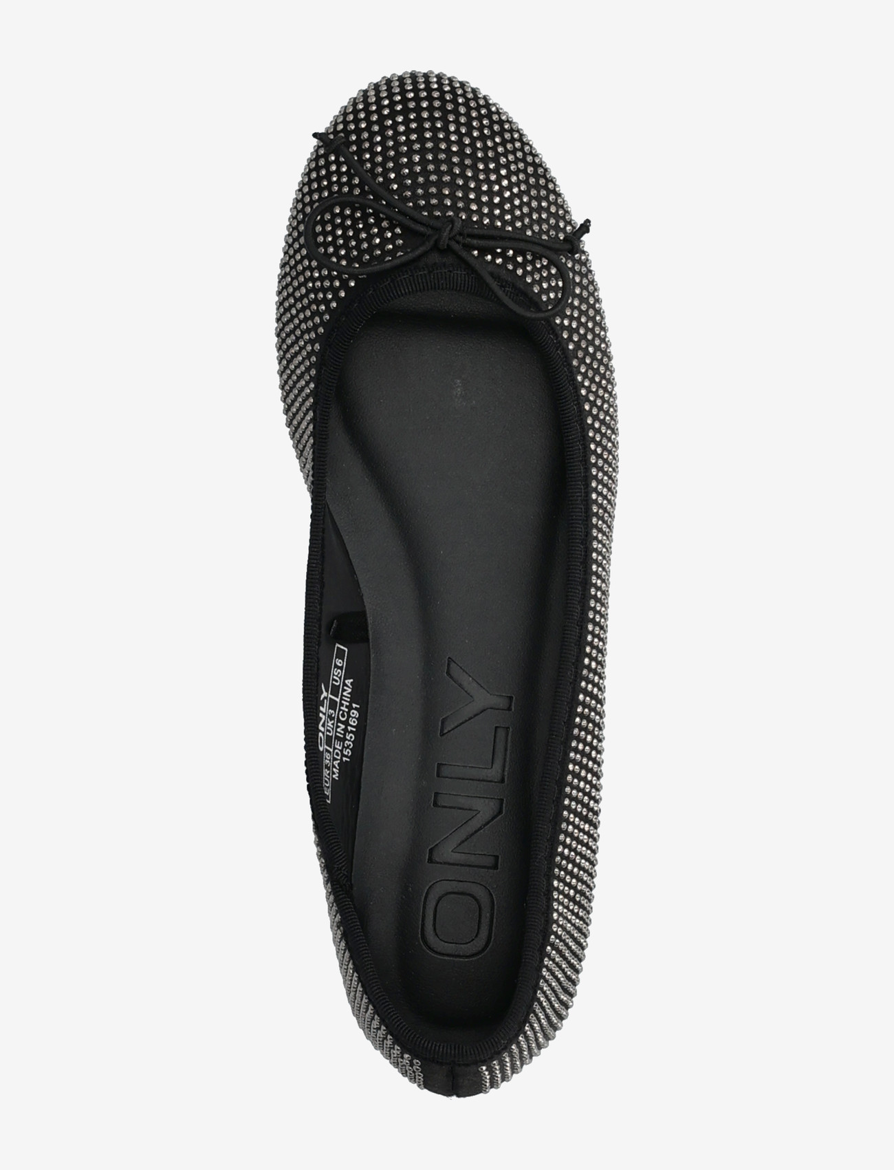 ONLY - ONLBEE-3 RHINESTONE BALLERINA - madalaimad hinnad - black - 3