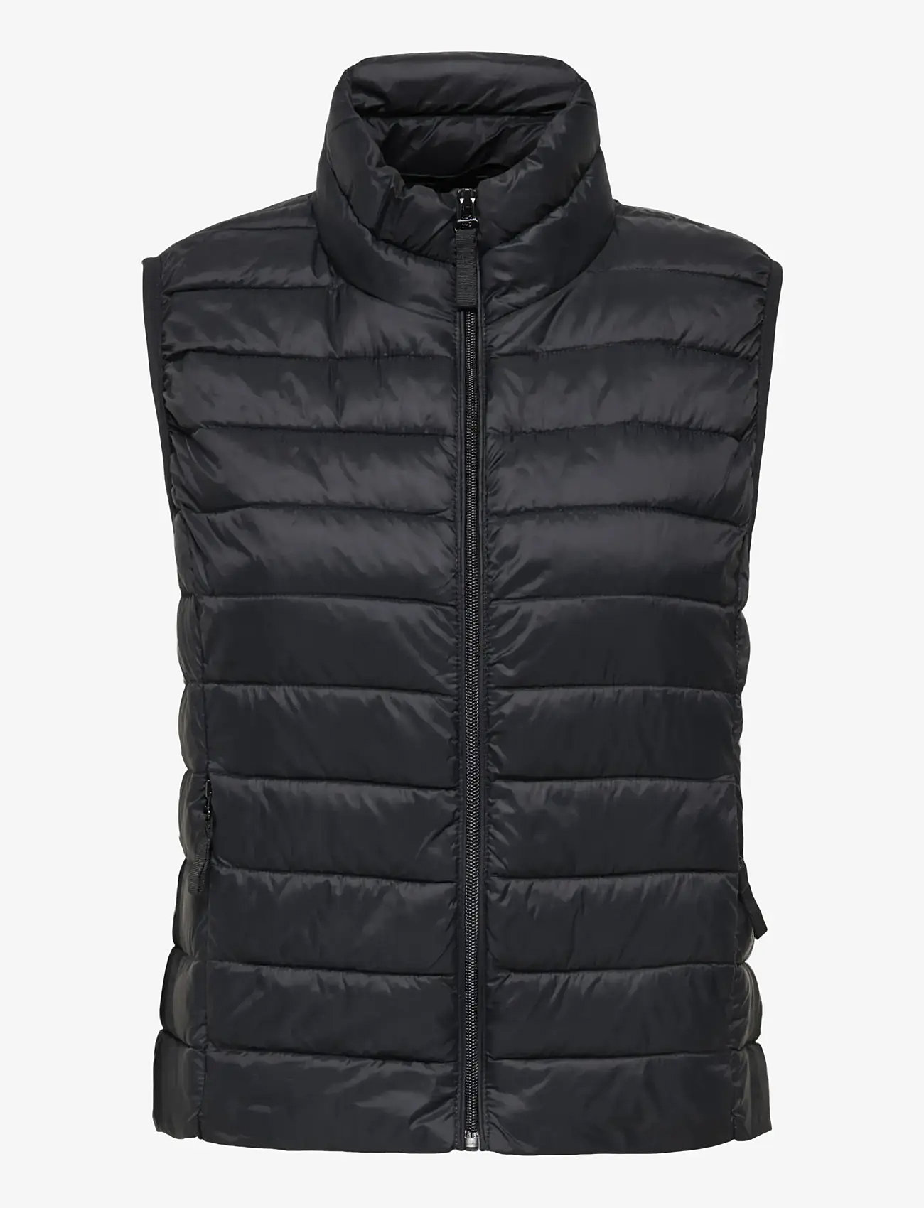 ONLY - ONLTAHIA LW QUILTED WAISTCOAT OTW NOOS - vestes de printemps - black - 1