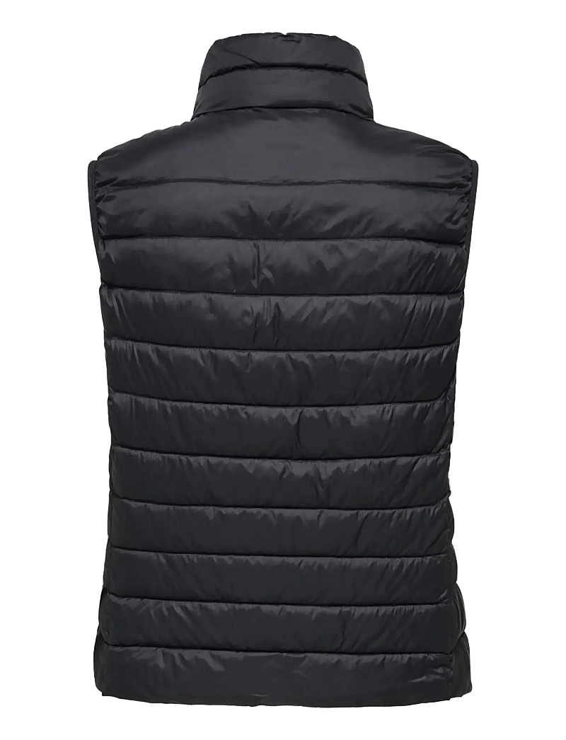 ONLY - ONLTAHIA LW QUILTED WAISTCOAT OTW NOOS - frühlingsjacken - black - 2