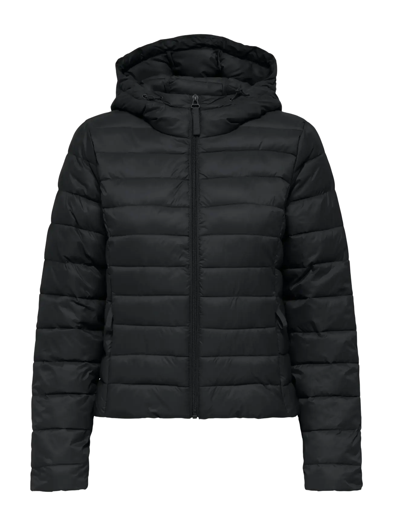 ONLY Onltahia Lw Quilted Hood Jkt Noos Otw Schwarz - M - Damen