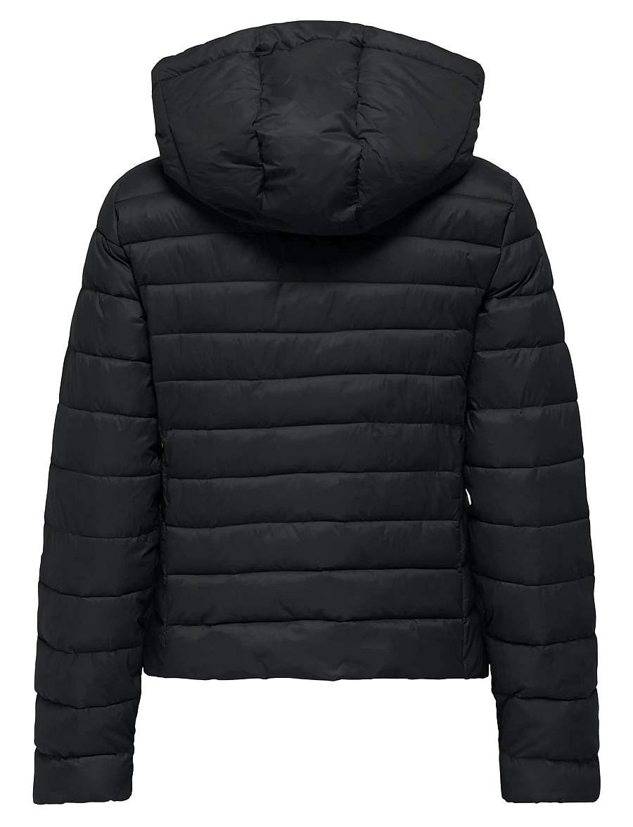 ONLY - ONLTAHIA LW QUILTED HOOD JKT NOOS OTW - frühlingsjacken - black - 2