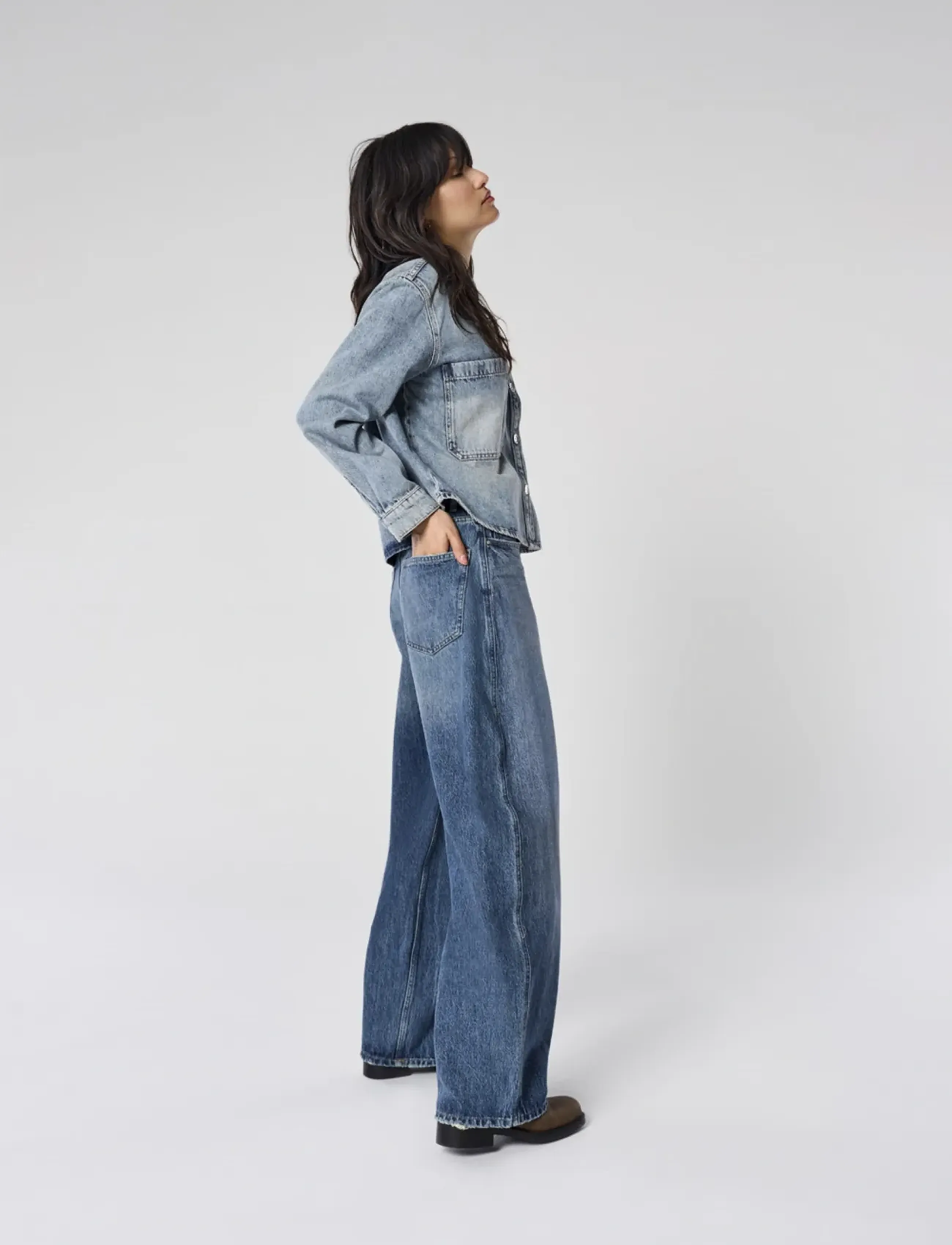 ONLY - ONLTAYLOR HW BARREL DNM TAI466 NOOS - barrel lõikega teksad - dark blue denim - 3