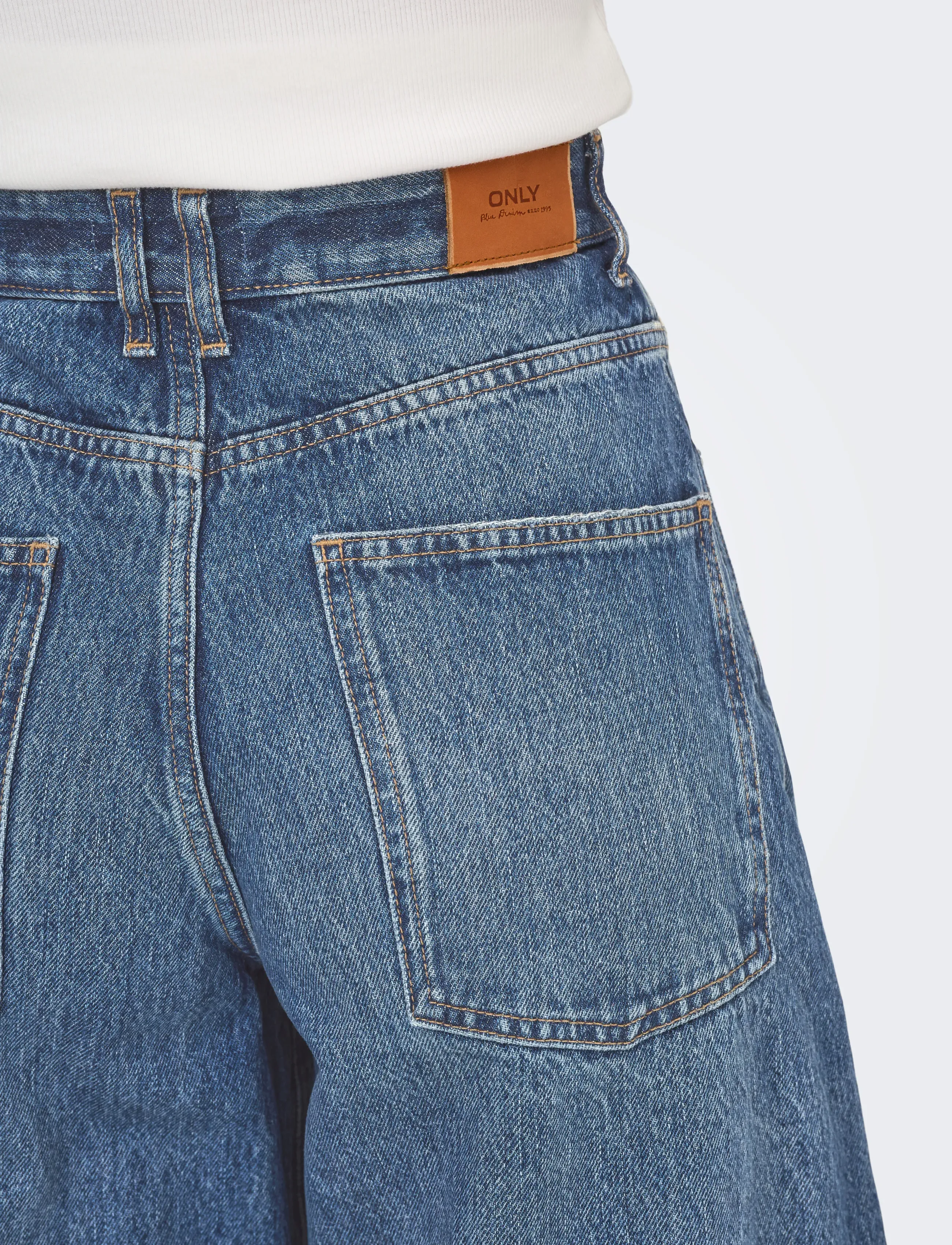 ONLY - ONLTAYLOR HW BARREL DNM TAI466 NOOS - barrel lõikega teksad - dark blue denim - 4
