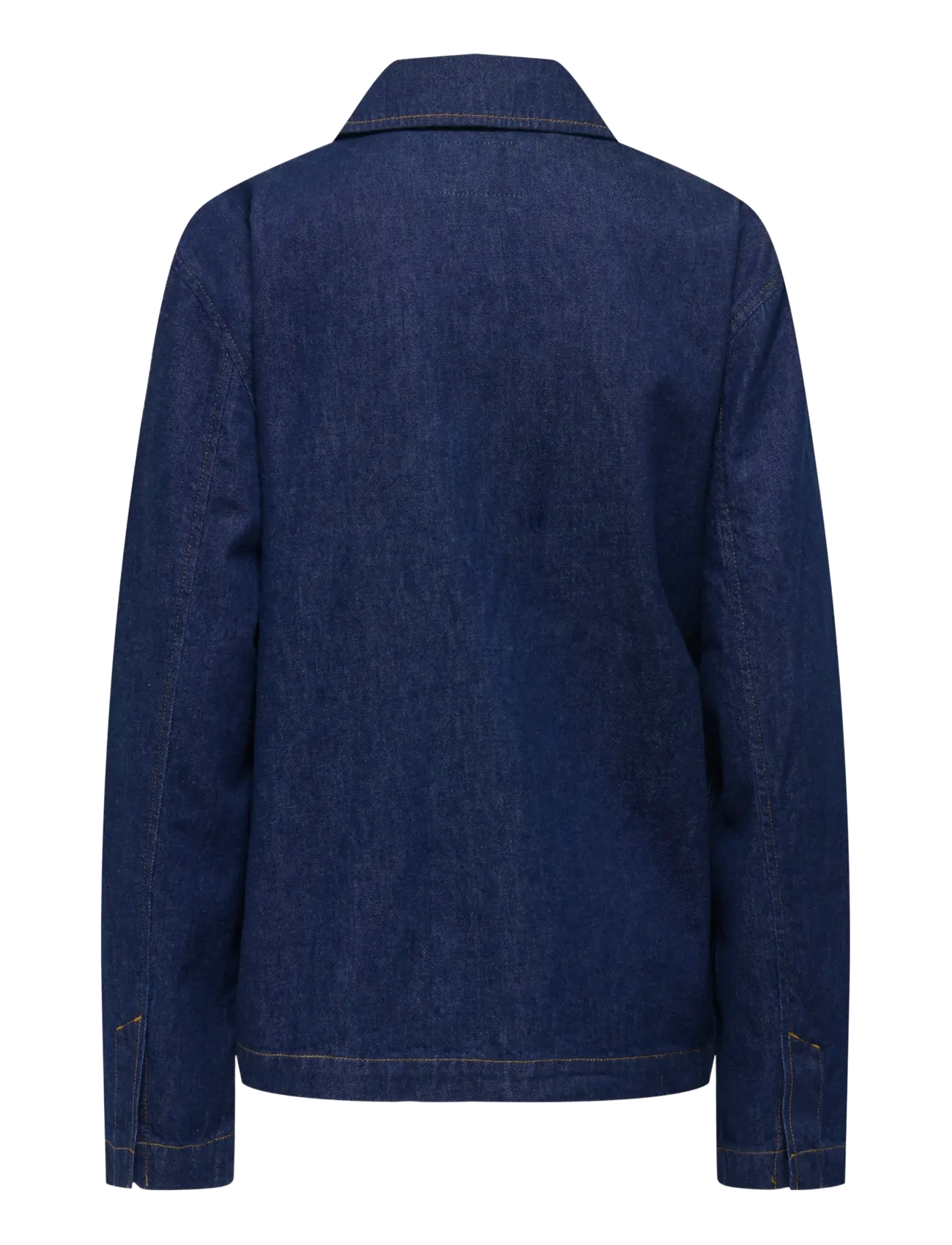 ONLY - ONLELLIS L/S OVS DNM BOW TIE JACKET AKM - forårsjakker - dark blue denim - 2
