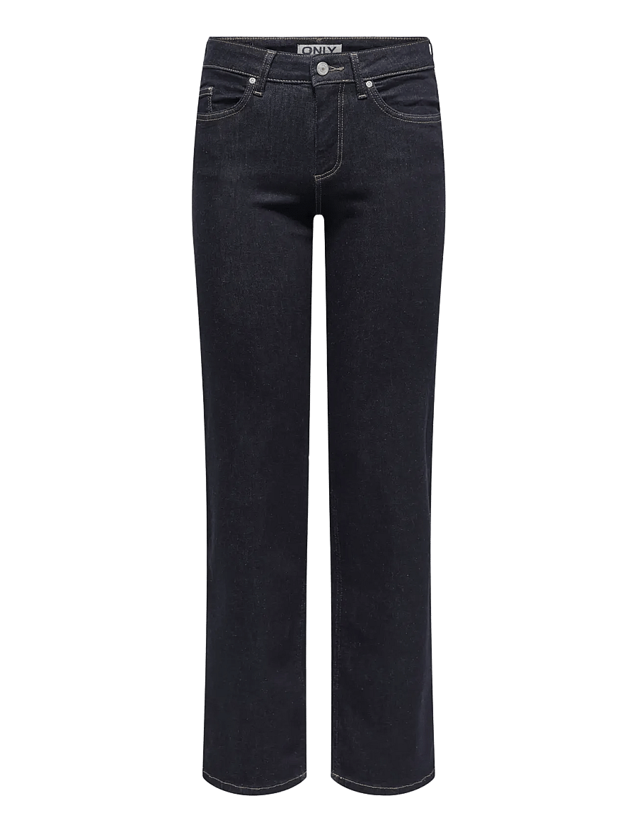 ONLY - ONLBLUSH MID STRAIGHT DNM TAI774 NOOS - gerade jeans - dark blue denim - 1