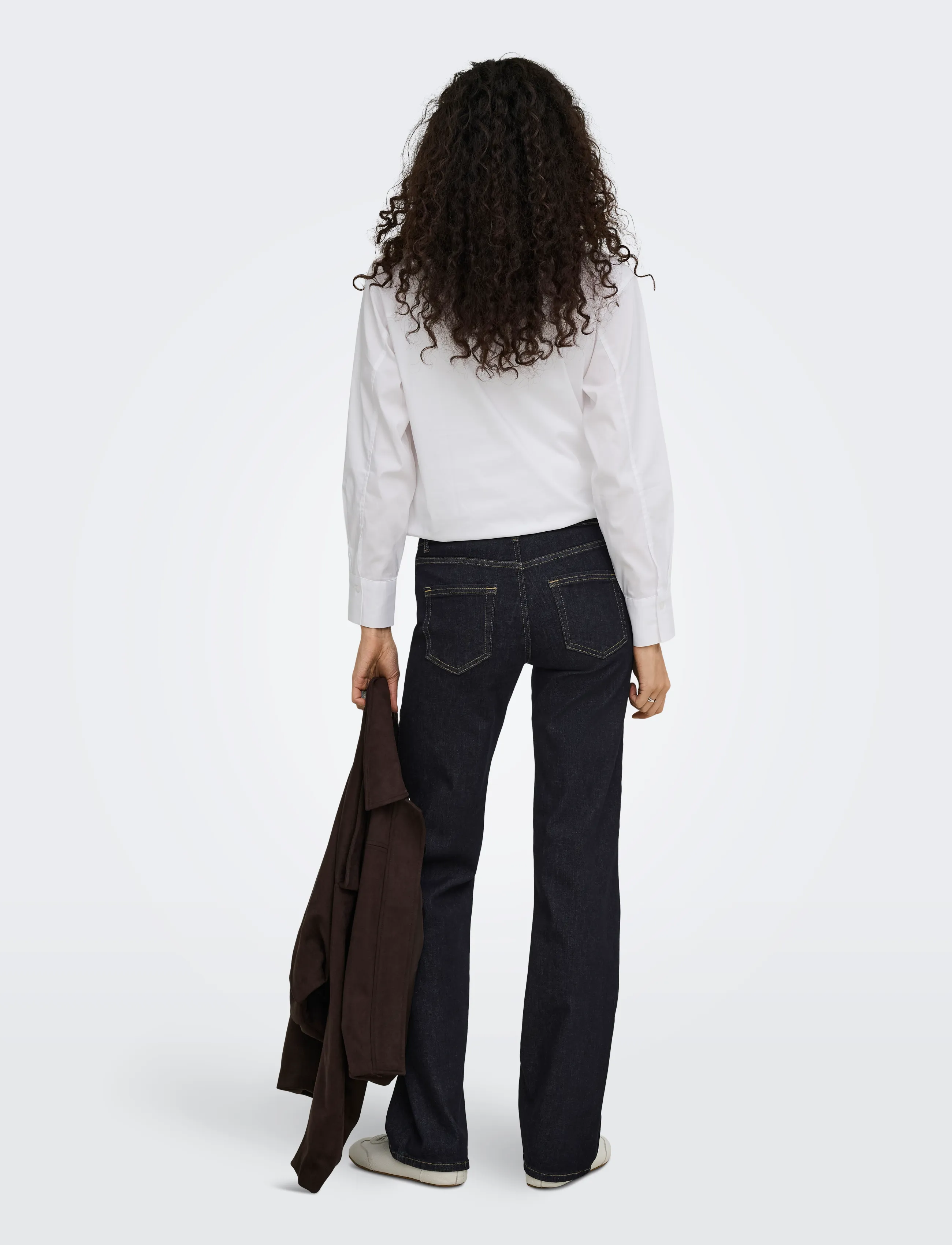 ONLY - ONLBLUSH MID STRAIGHT DNM TAI774 NOOS - gerade jeans - dark blue denim - 3