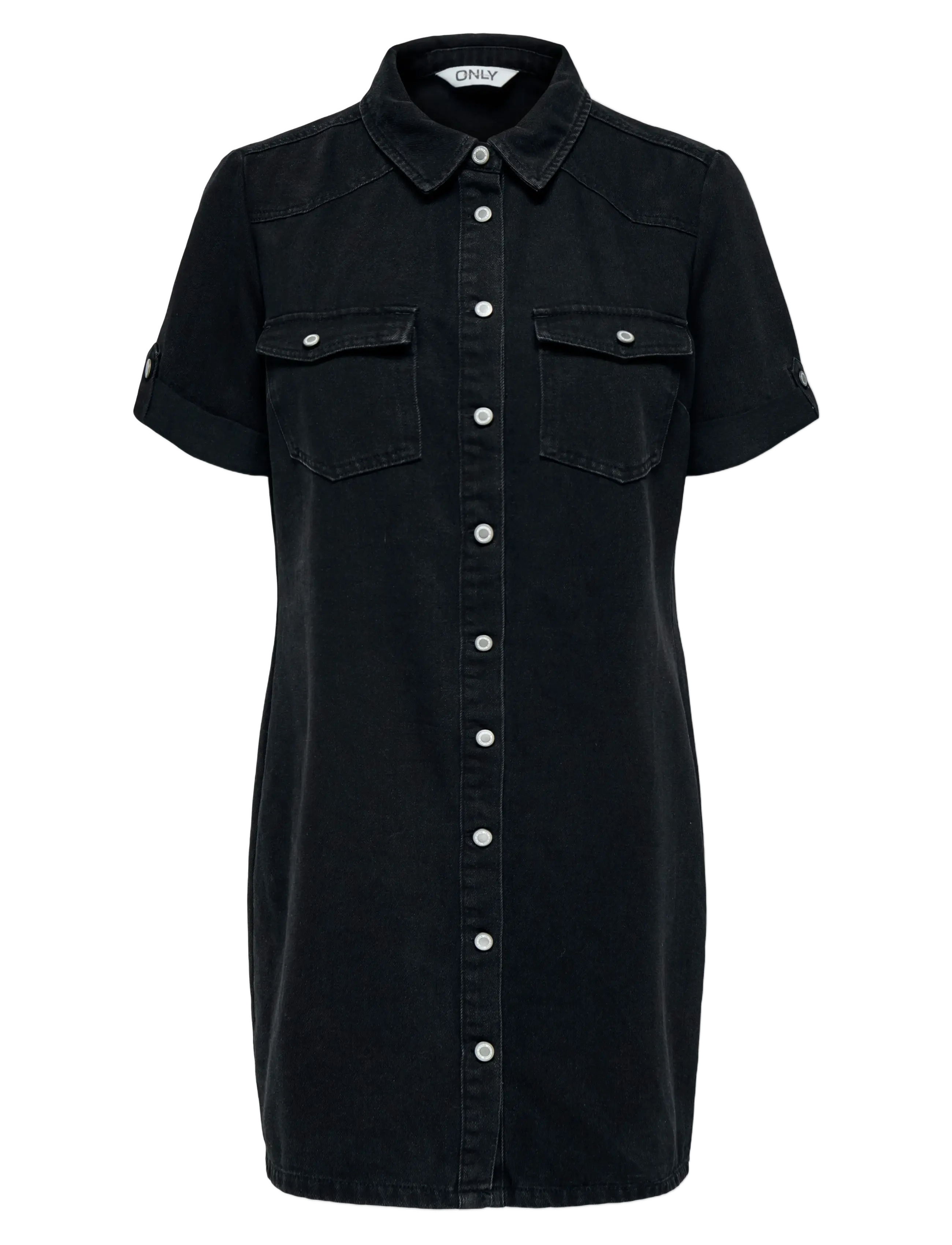 ONLY Onllisa S/S Dnm Kleid Gua Noos Schwarz - S - Damen