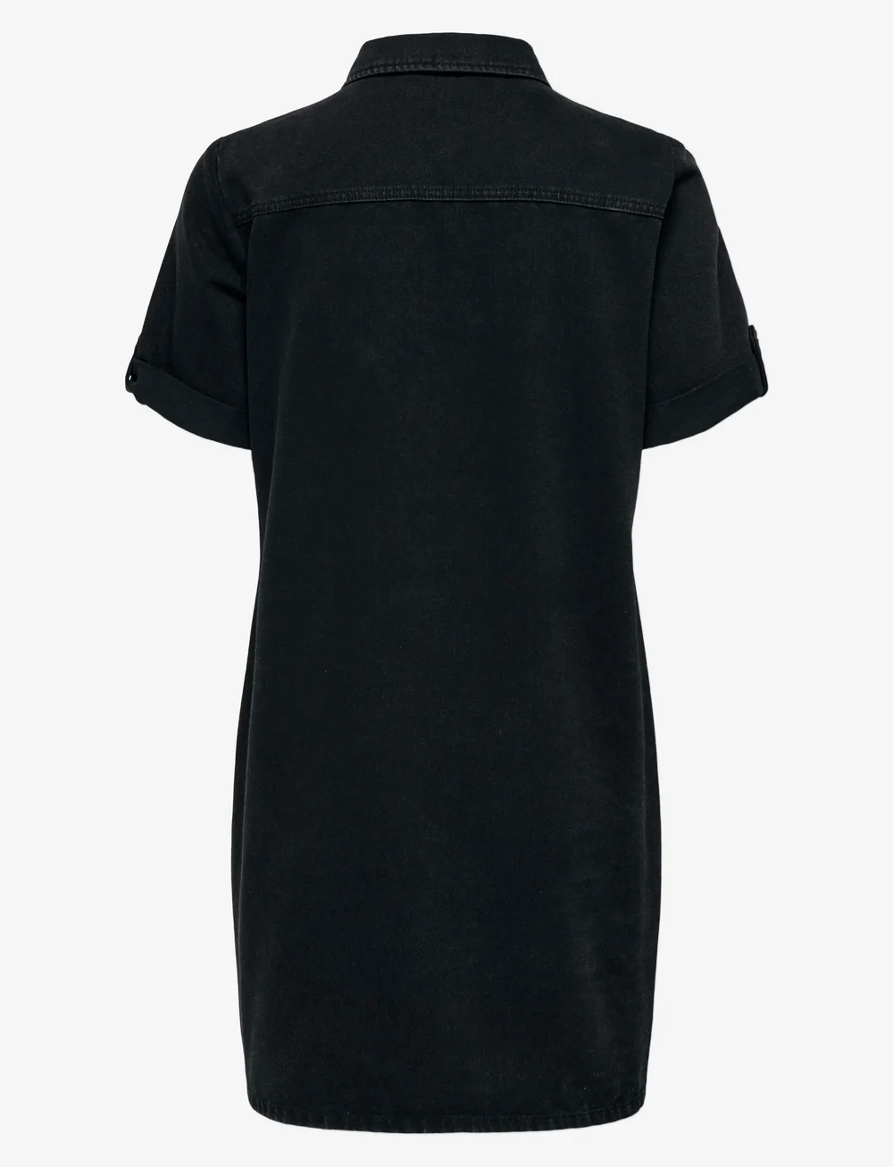ONLY - ONLLISA S/S DNM DRESS GUA NOOS - shirt dresses - washed black - 2
