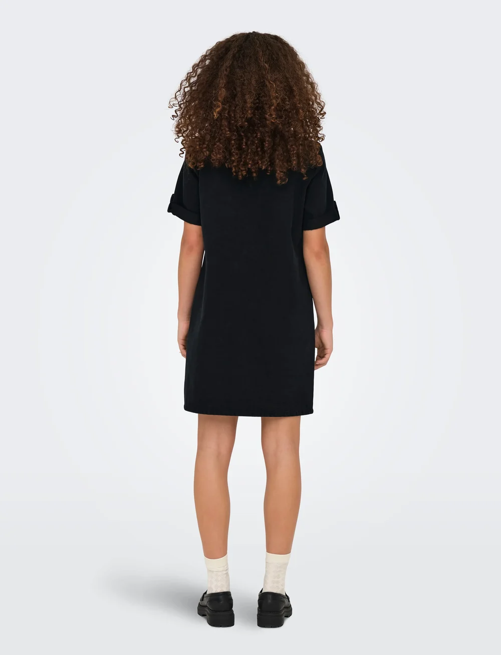 ONLY - ONLLISA S/S DNM DRESS GUA NOOS - shirt dresses - washed black - 3
