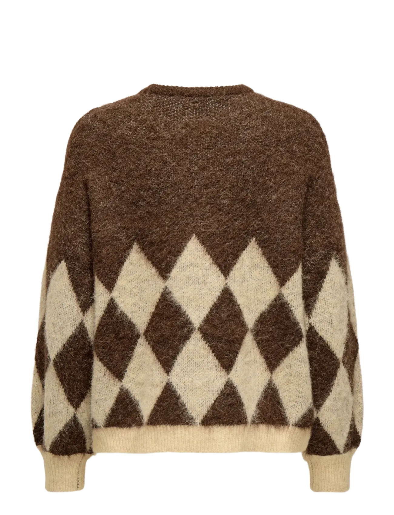 ONLY - ONLNOEME LIFE LS JQ O-NECK KNT - pullover - chestnut - 1