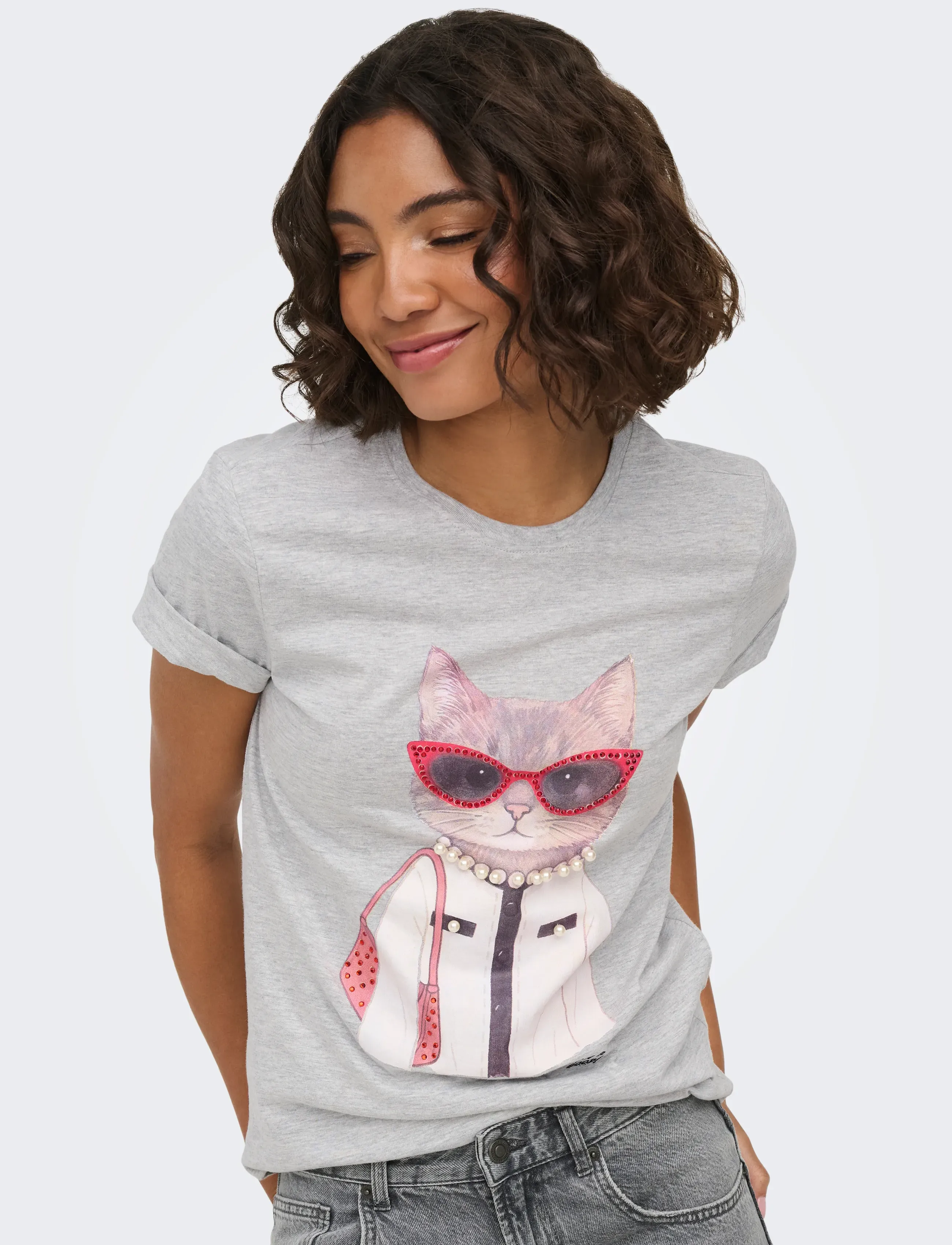 ONLY Onlbaria Reg S/S Top Box Jrs t-shirts dam – bild 6