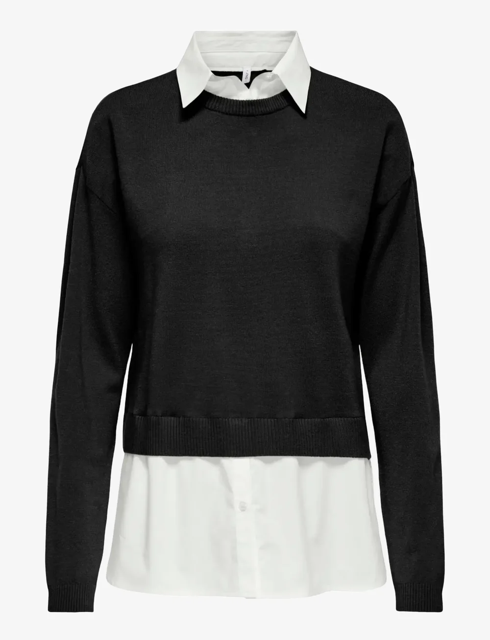 ONLY - ONLPAYSON LS MIX PULLOVER KNT - pullover - black - 0