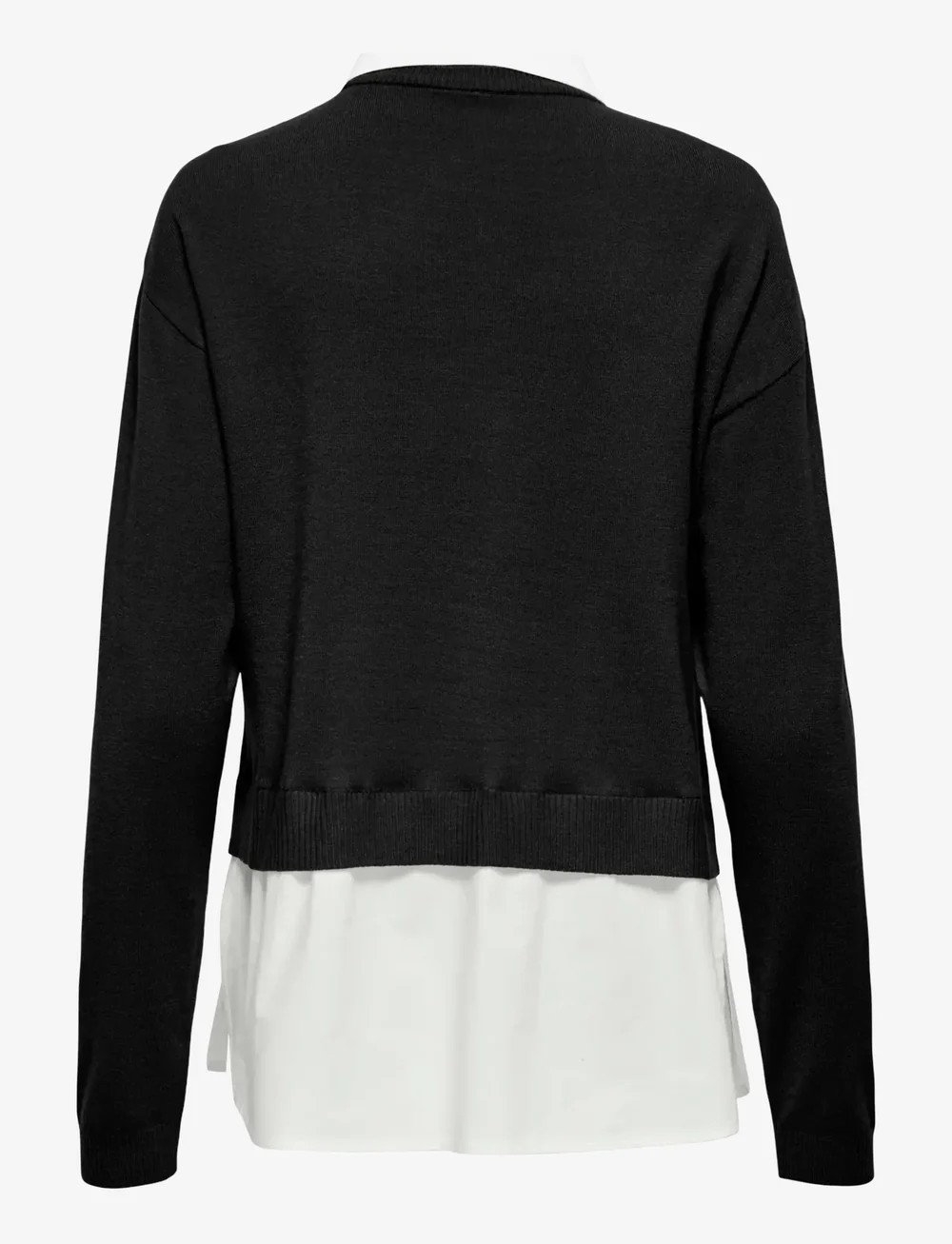 ONLY - ONLPAYSON LS MIX PULLOVER KNT - pullover - black - 1