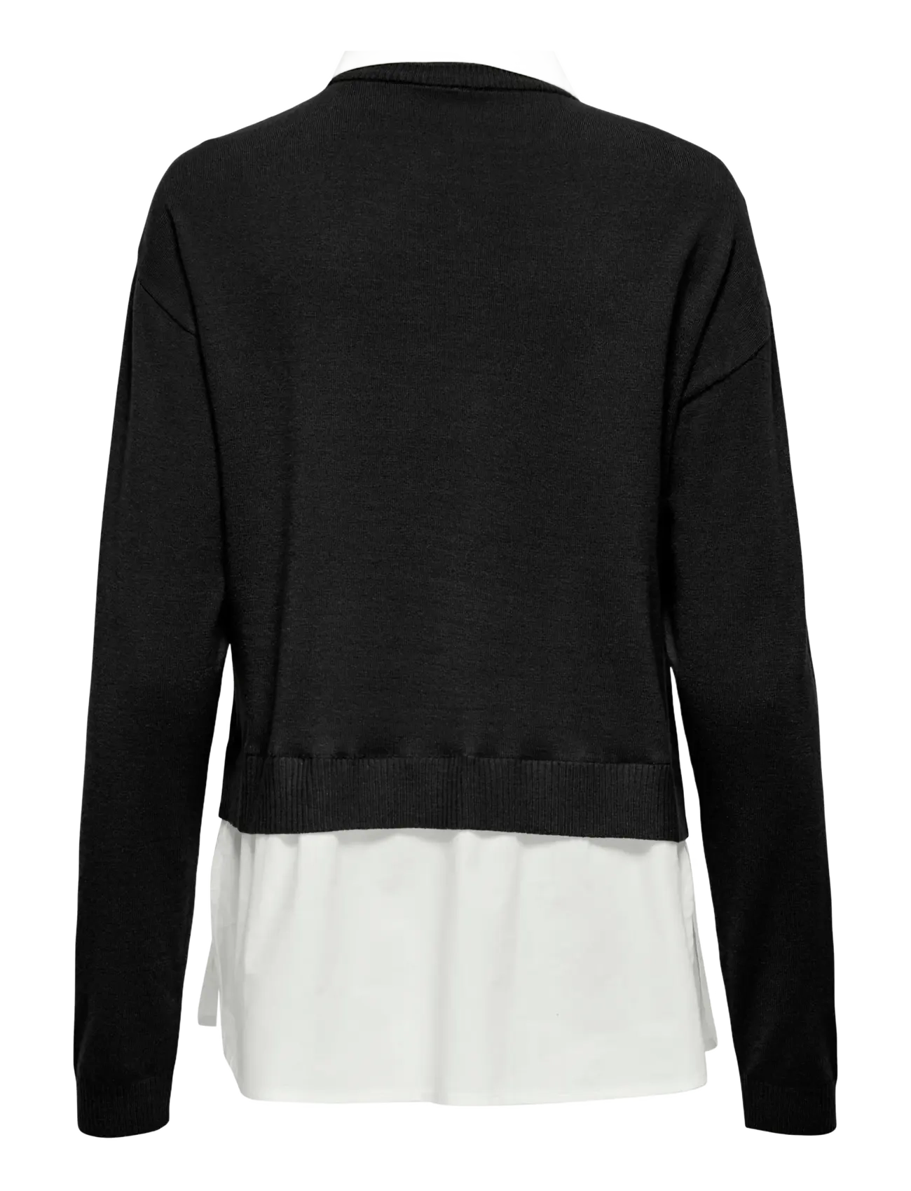 ONLY - ONLPAYSON LS MIX PULLOVER KNT - strikkegensere - black - 1