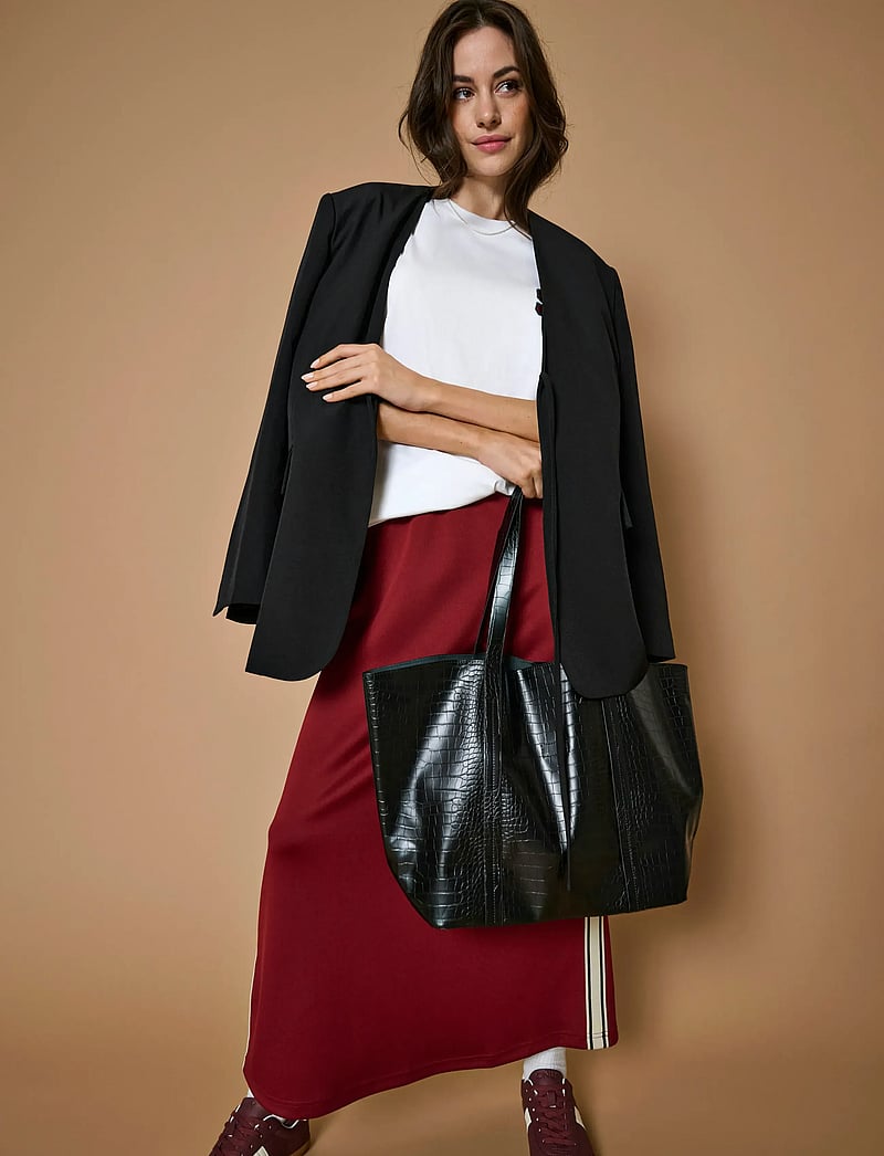 ONLY - ONLELLY LIFE L/S OVS TIE BLAZER TLR - Ühes joones nööpidega bleiserid - black - 0