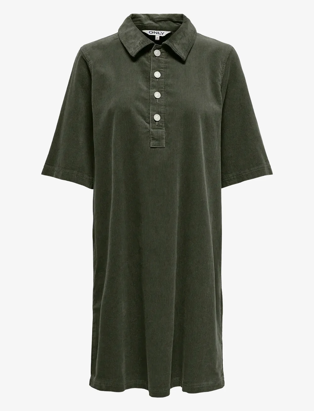 ONLY - ONLGRY-NESSA S/S CORD DRESS PNT - skjortklänningar - rosin - 1