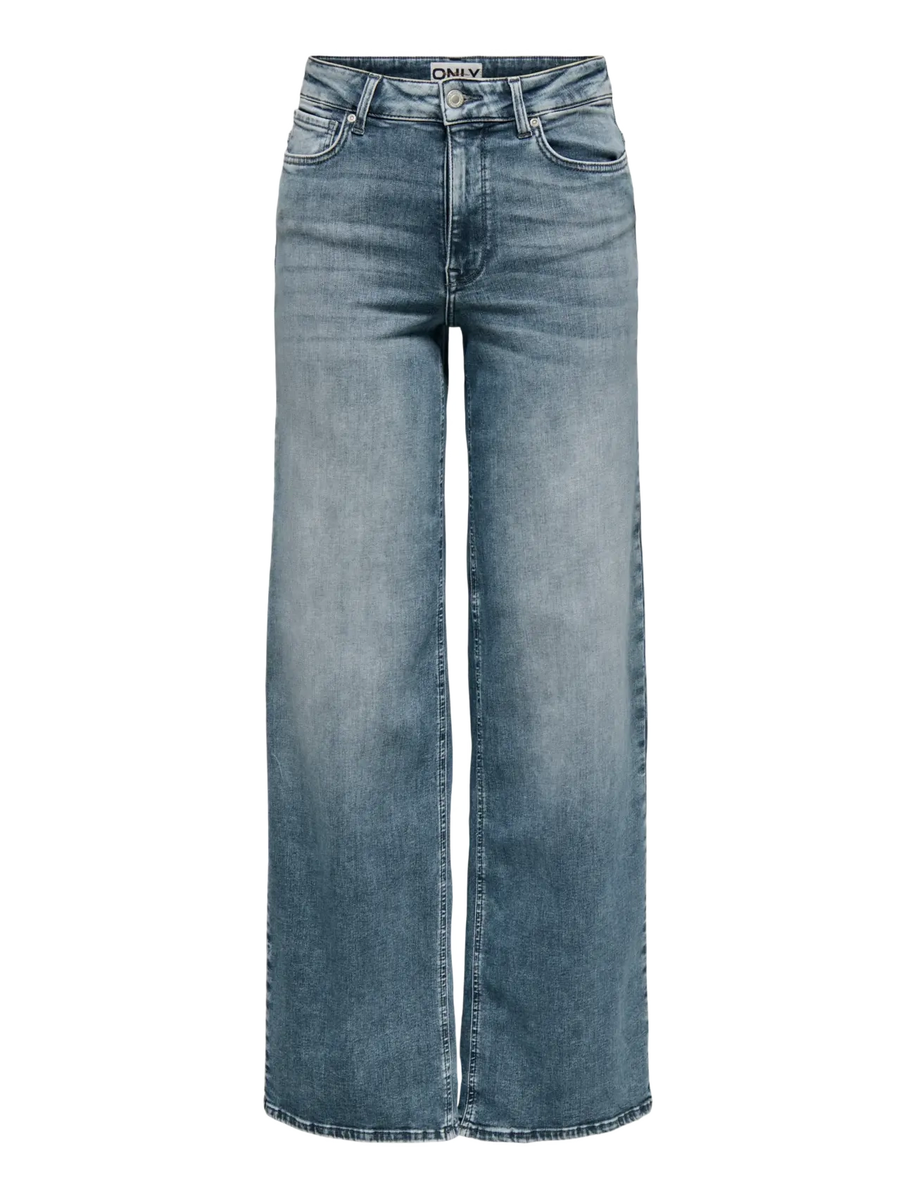 ONLY - ONLMADISON BLUSH HW WIDE DNM REA570 NOOS - wide leg jeans - special blue grey denim - 1