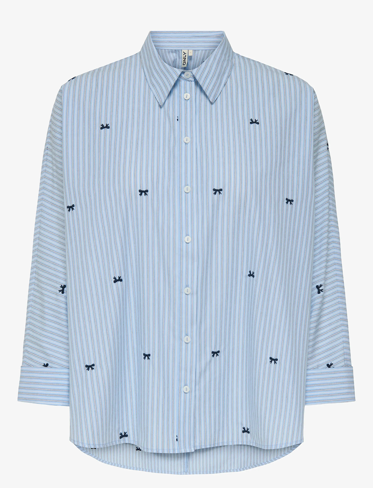 ONLY - ONLZEIDI GRACE LS BOW EMB SHIRT WVN - serenity - 0