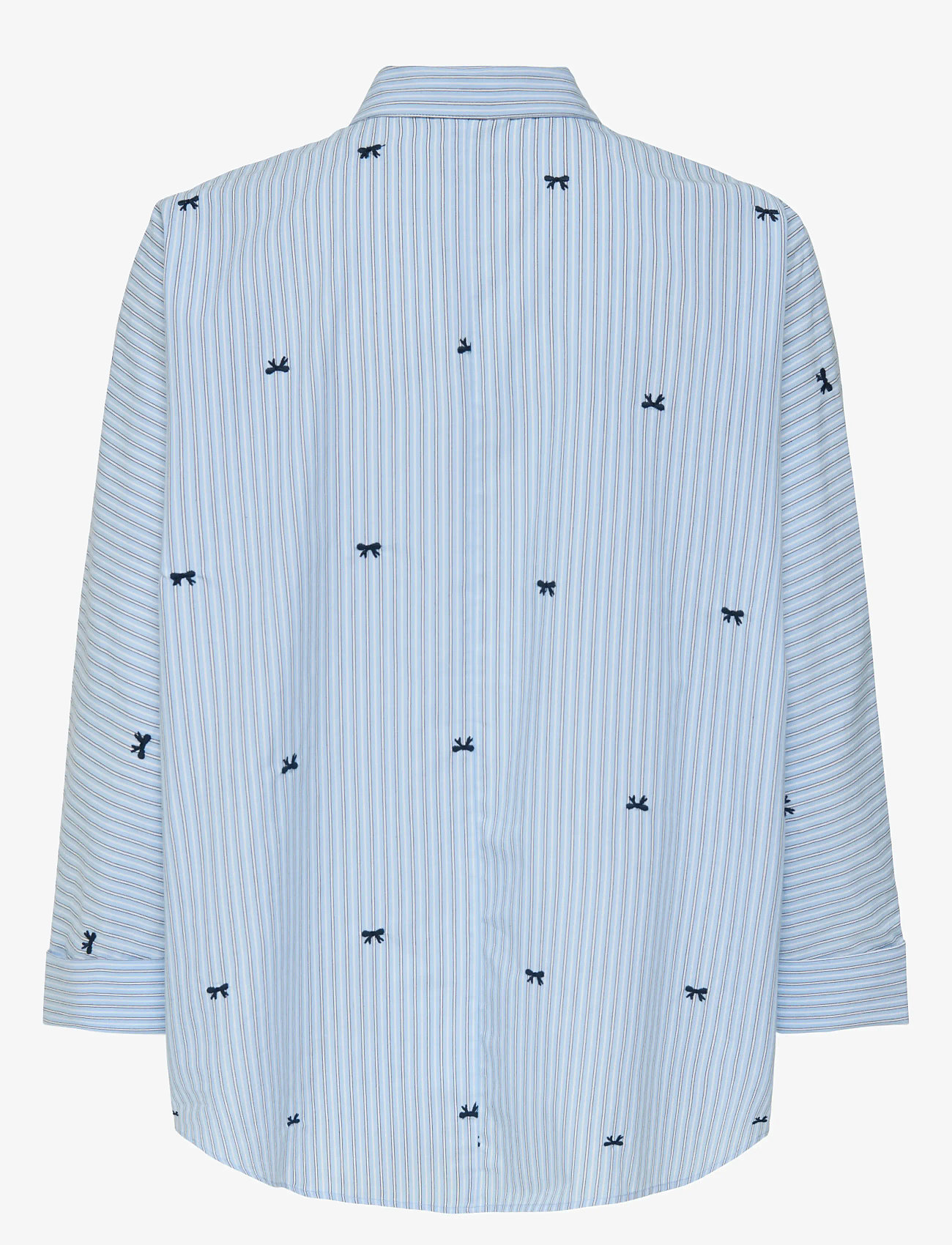 ONLY - ONLZEIDI GRACE LS BOW EMB SHIRT WVN - serenity - 1