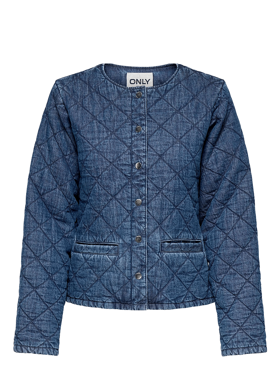 ONLY - ONLROSA L/S QUILT DNM JACKET AKM - medium blue denim - 1