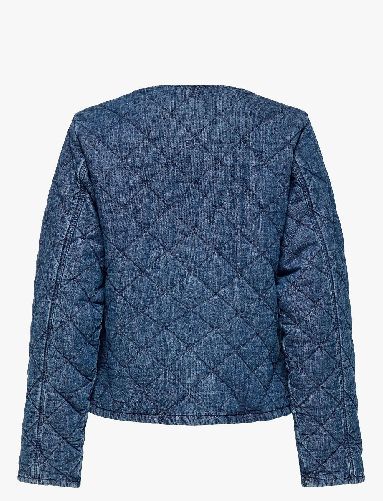 ONLY - ONLROSA L/S QUILT DNM JACKET AKM - frühlingsjacken - medium blue denim - 2