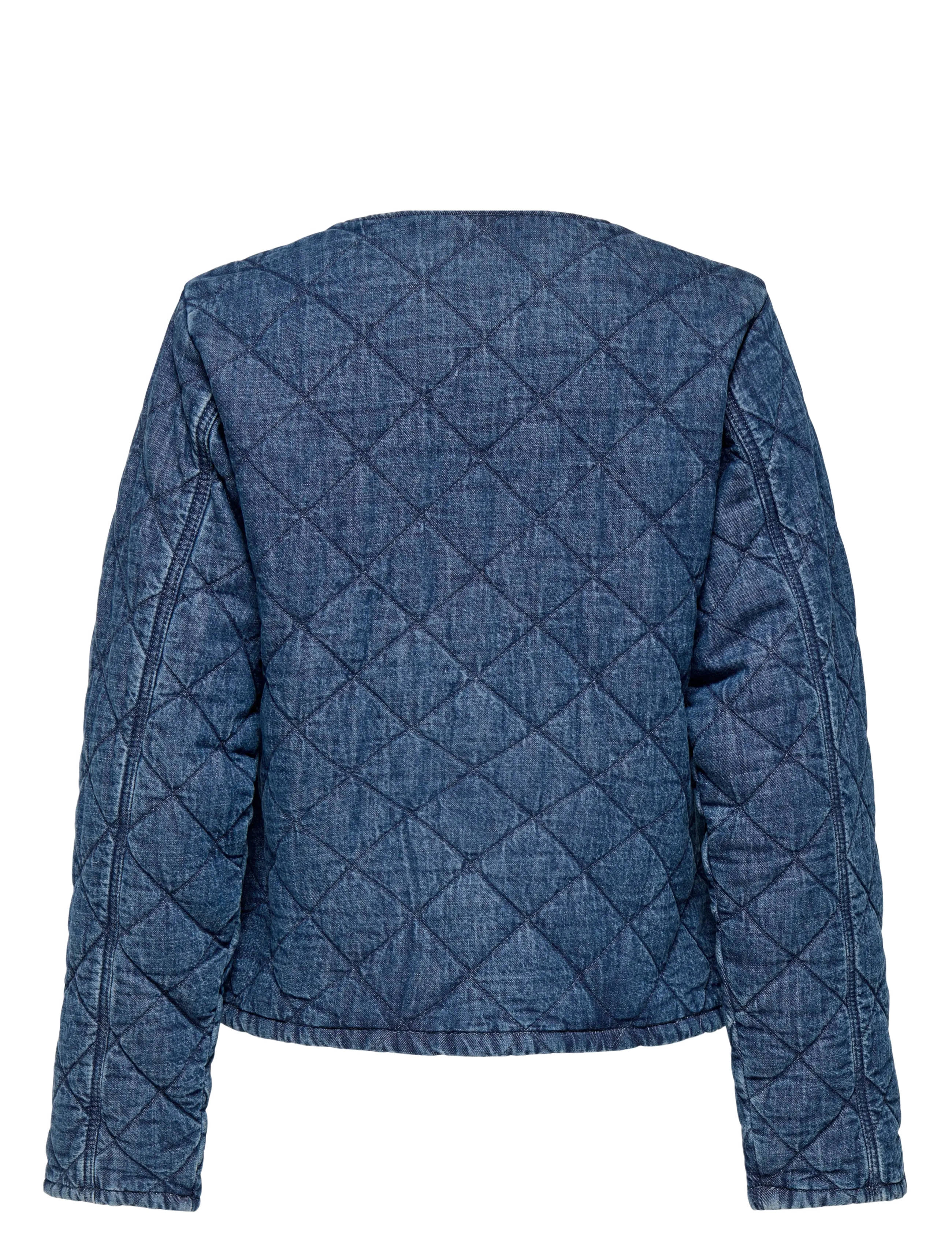 ONLY - ONLROSA L/S QUILT DNM JACKET AKM - medium blue denim - 2