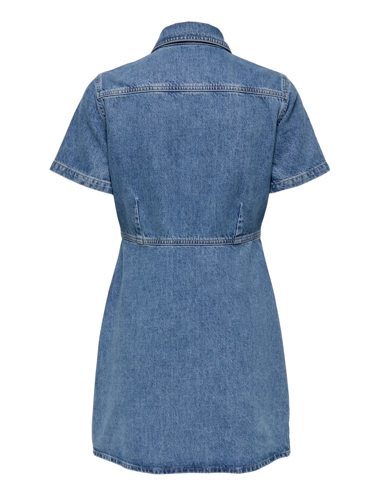 ONLY - ONLMALIA S/S DNM DRESS AKM - paitamekot - medium blue denim - 2